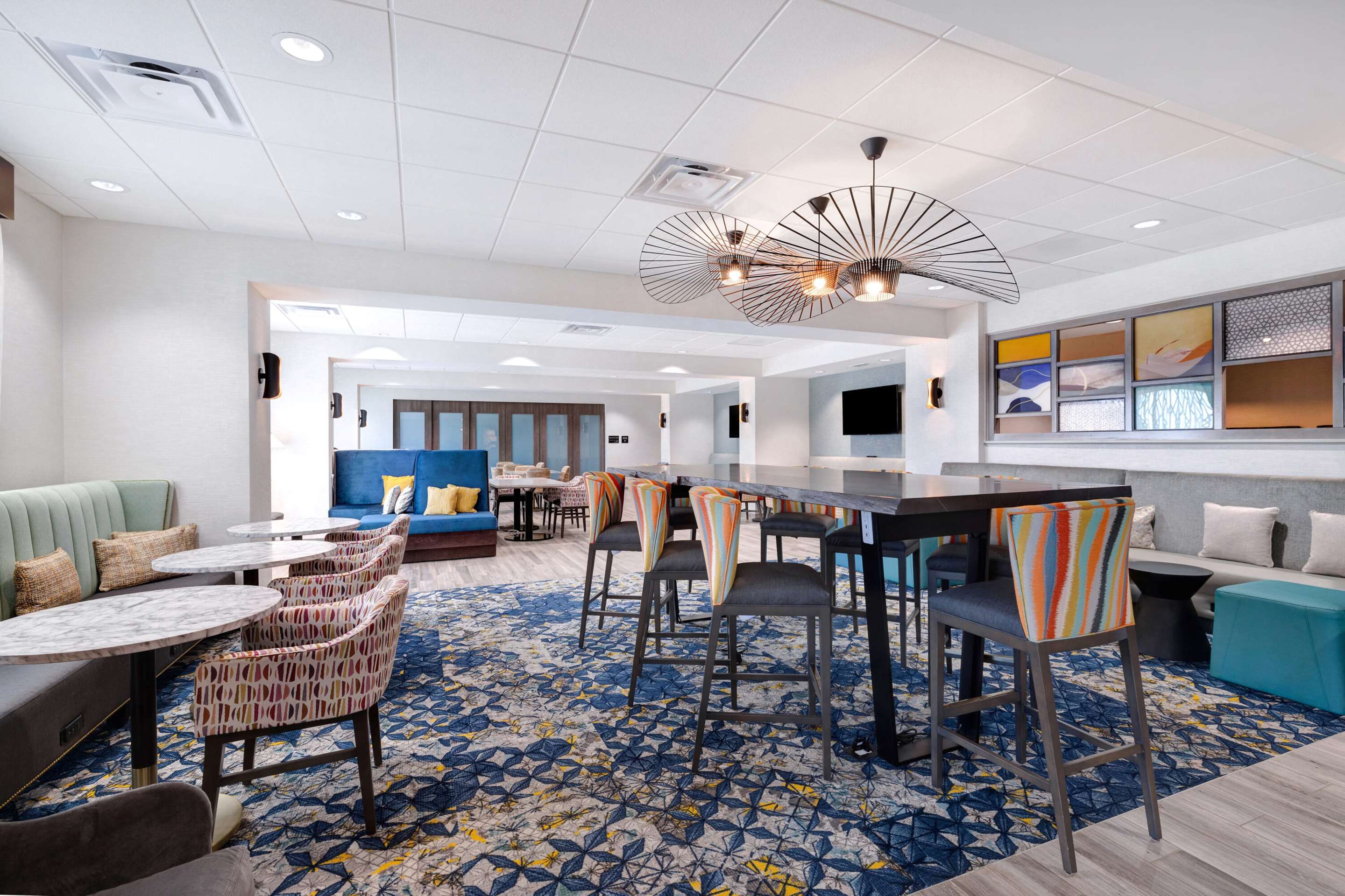 Lobby | Hampton Inn Chicago Orland Park