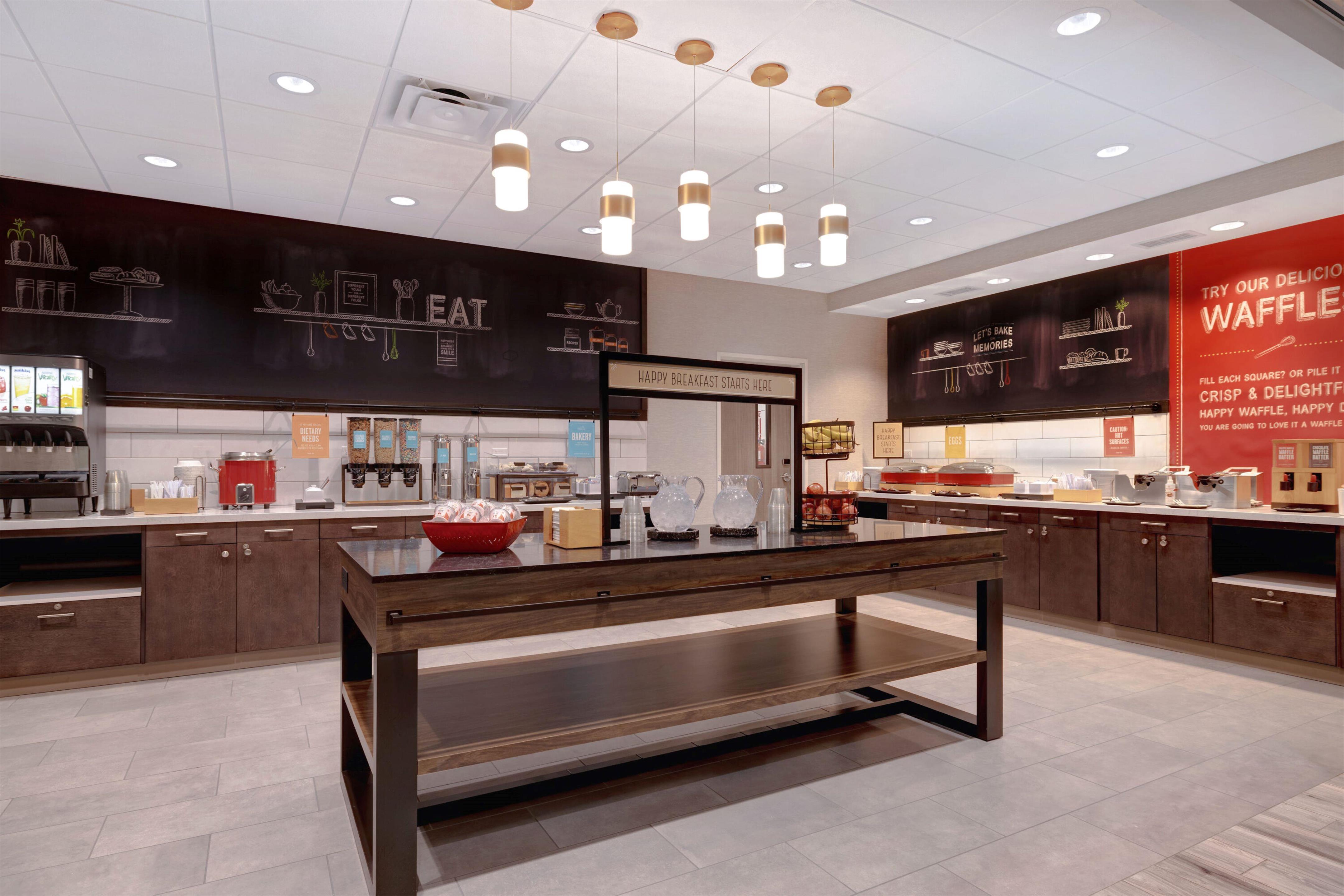 Breakfast Area | Hampton Inn Chicago Orland Park