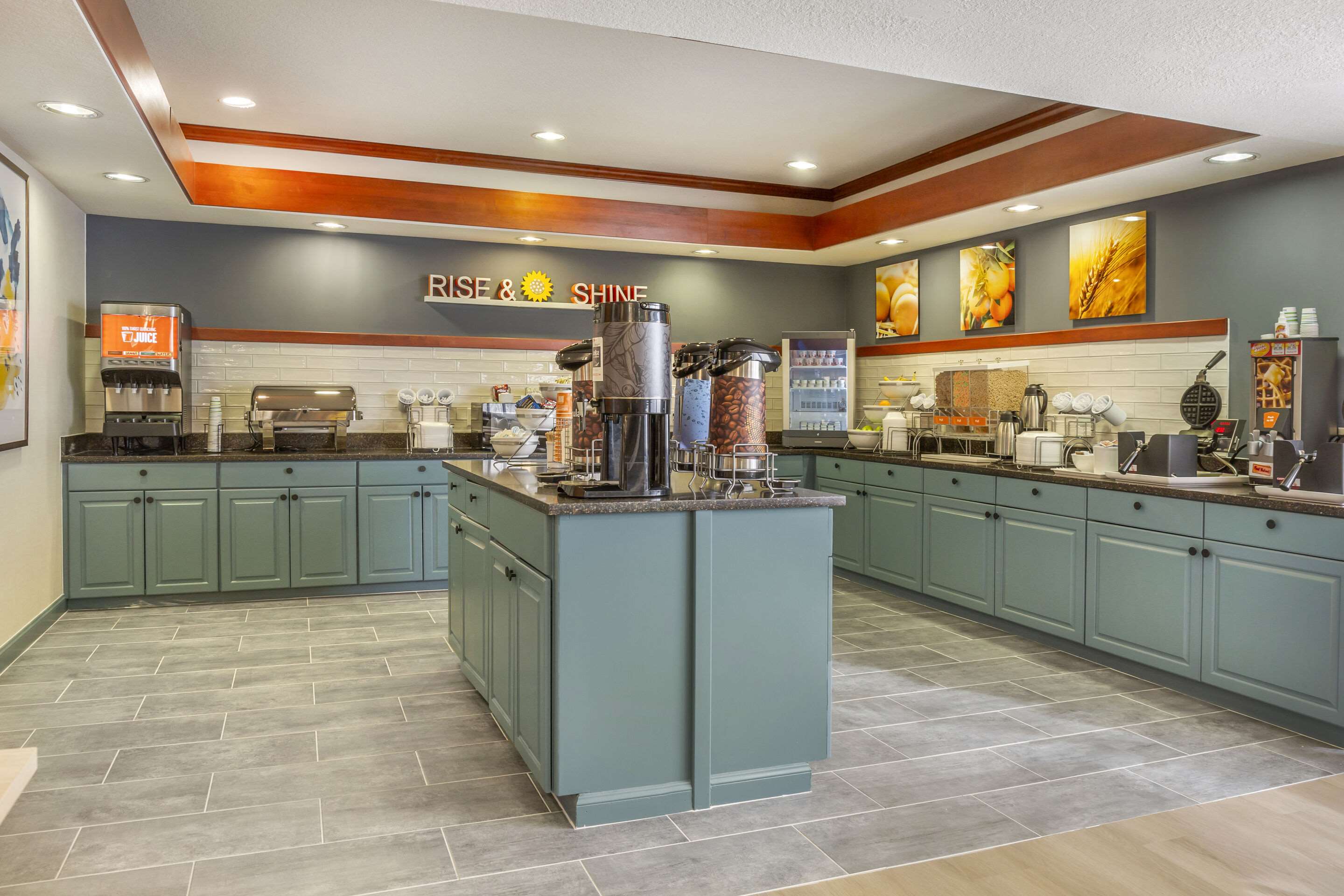 Breakfast counter | Comfort Inn & Suites Rapid City near Mt. Rushmore