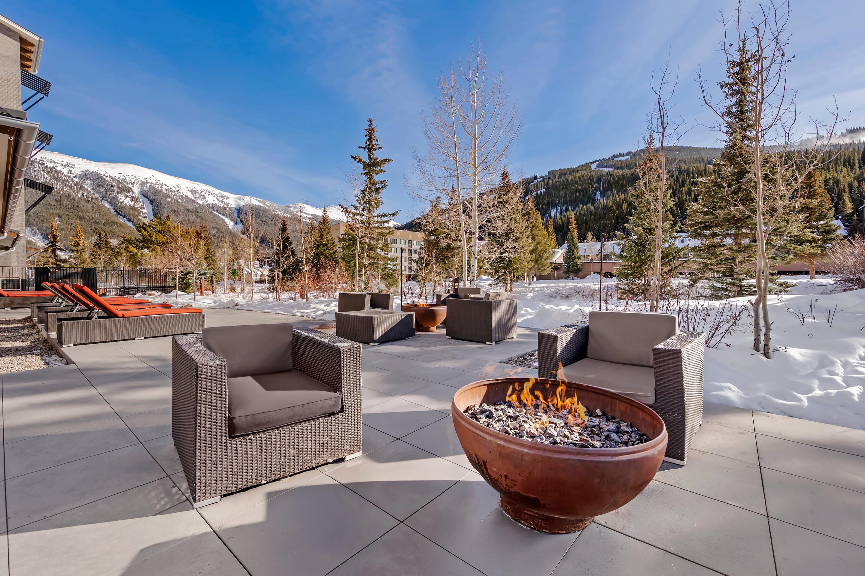 Hotel patio