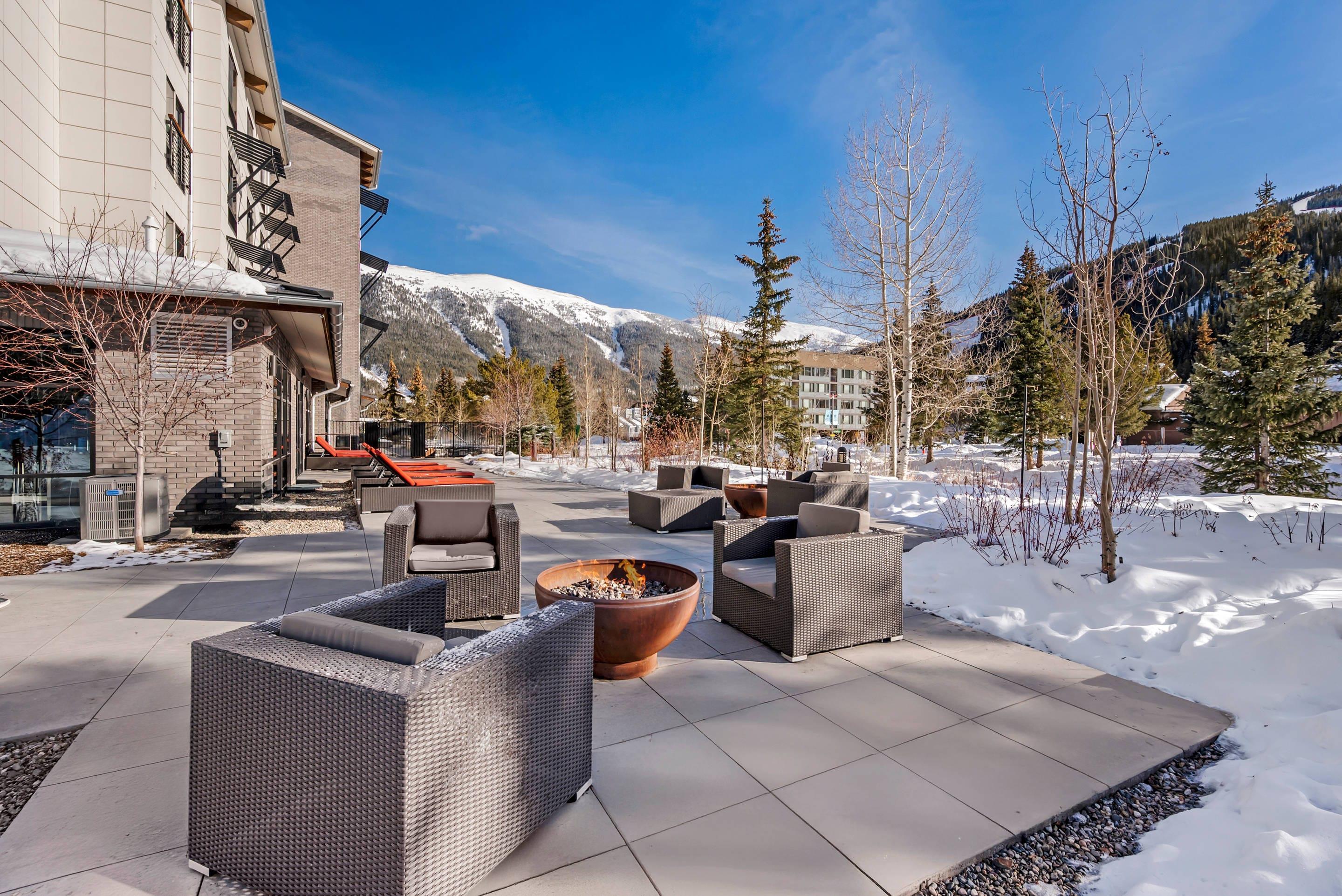 Hotel patio