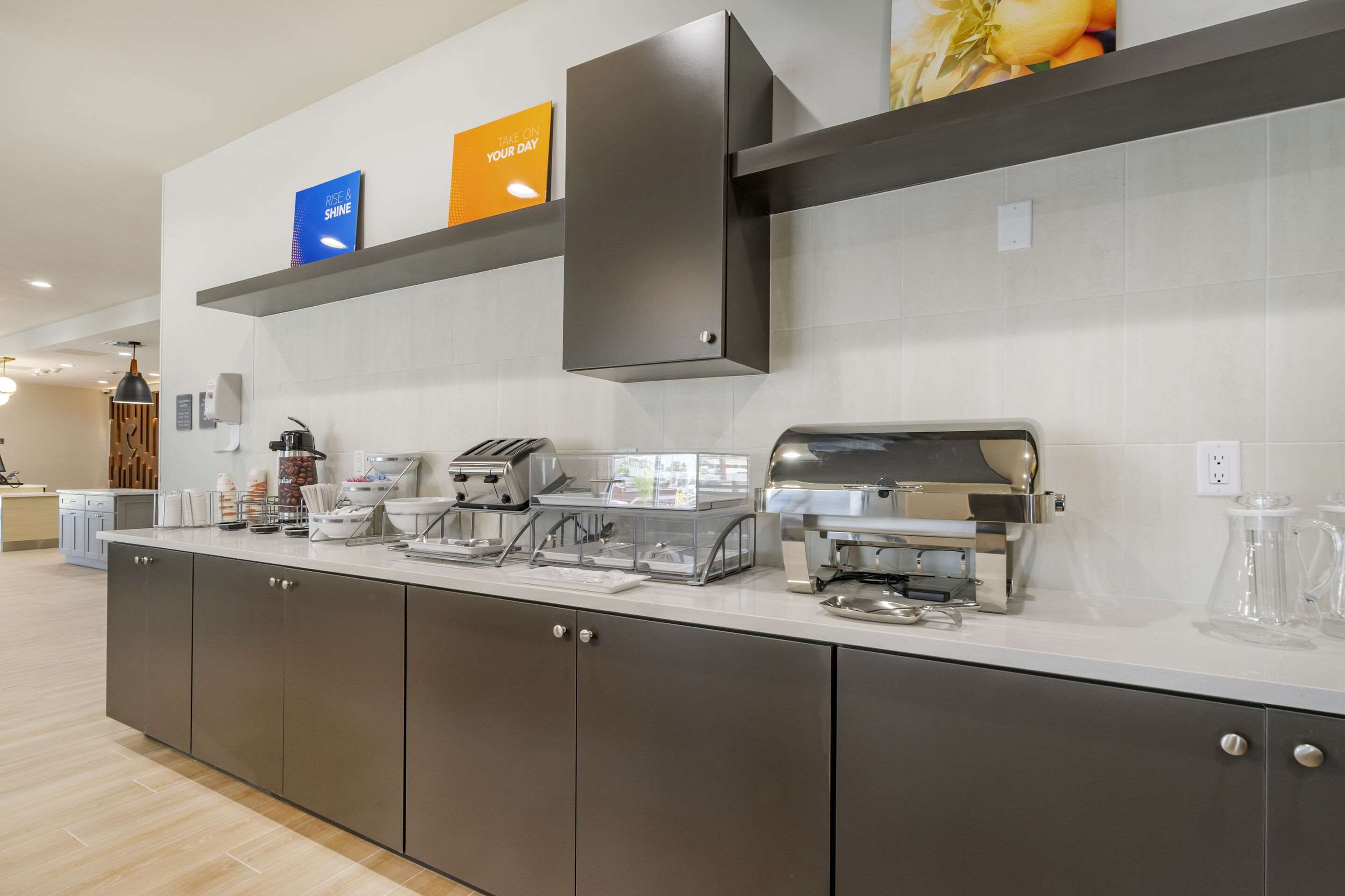 Assorted breakfast items | Comfort Inn & Suites New Port Richey Downtown District
