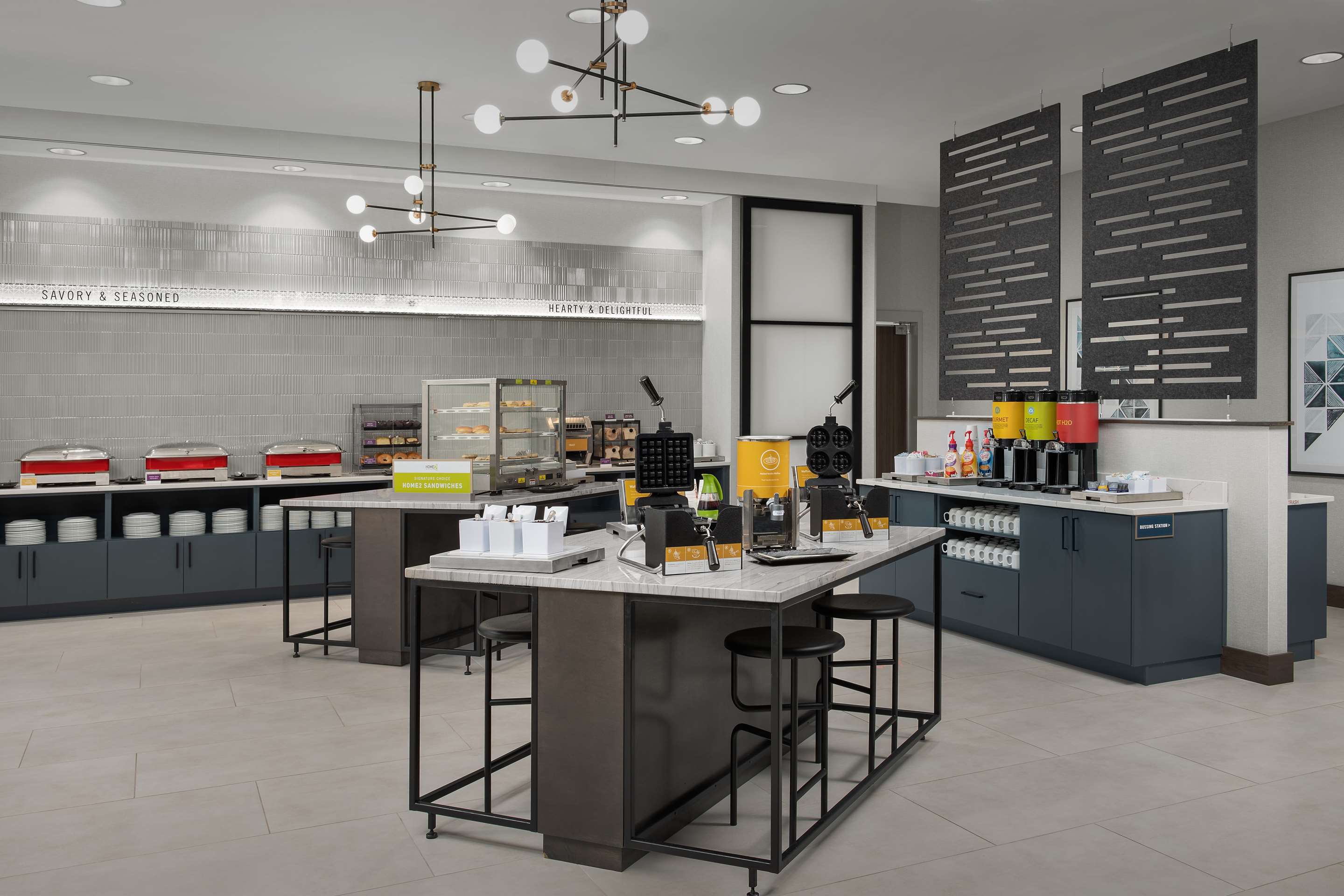 Breakfast Area | Home2 Suites by Hilton Orlando Southeast Nona