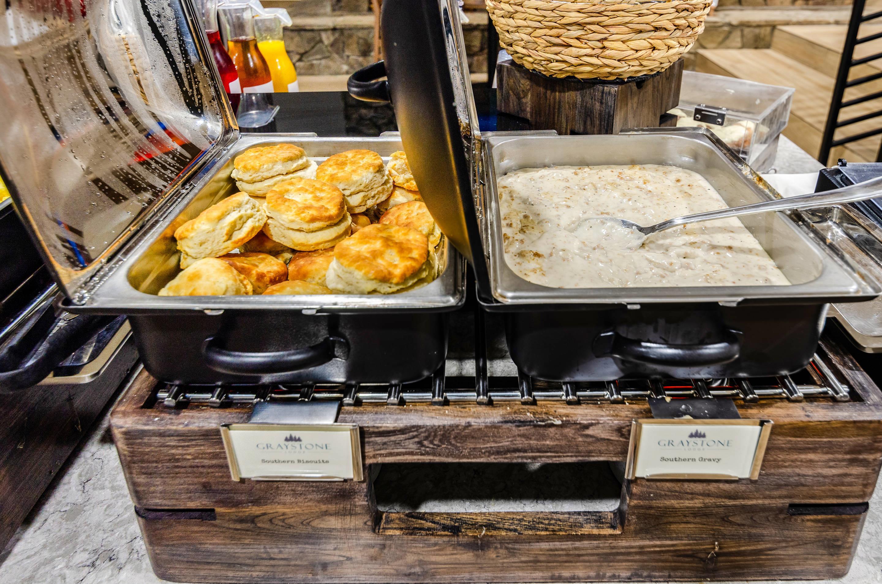 Assorted breakfast items | Graystone Lodge, Ascend Hotel Collection