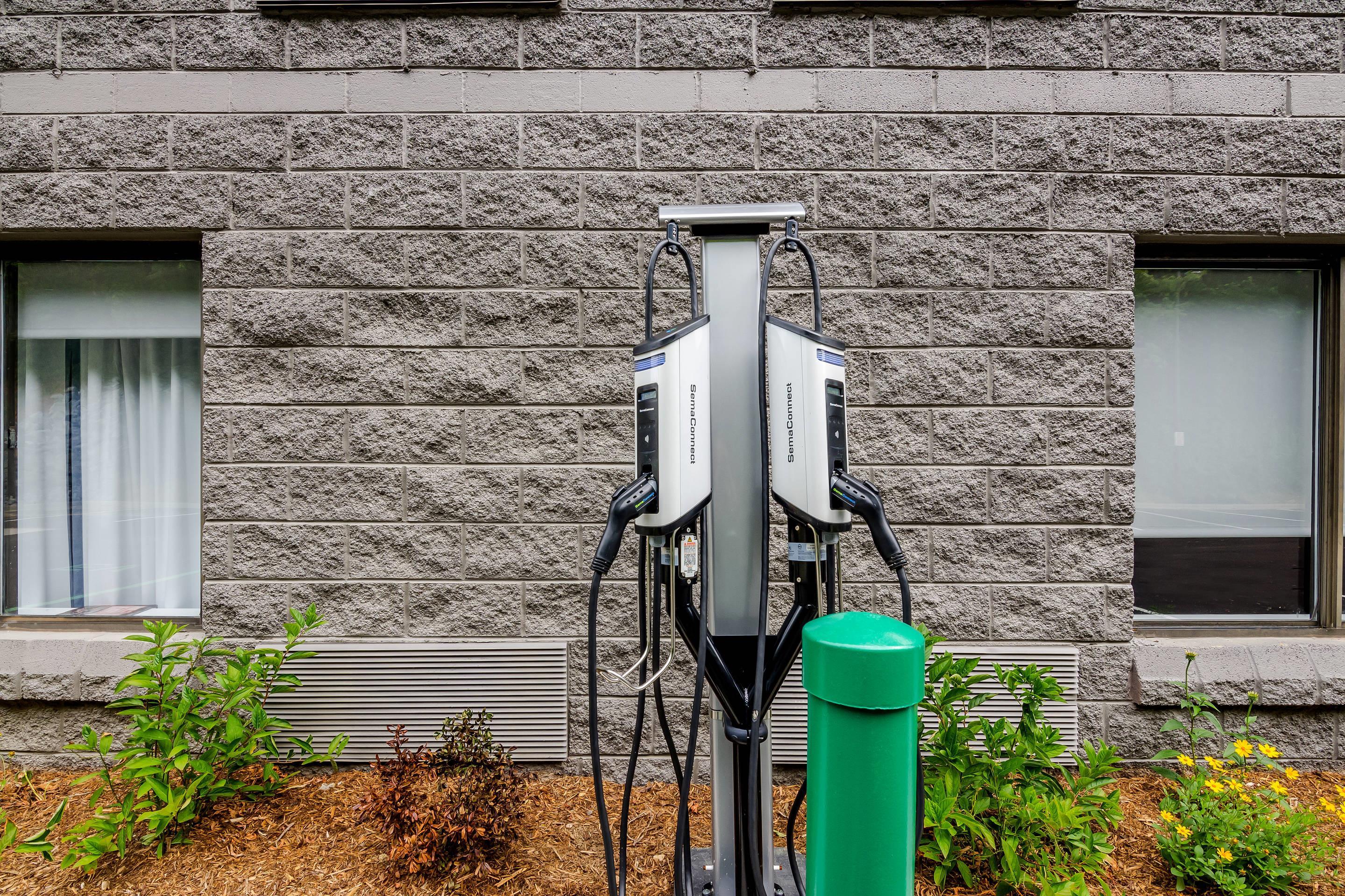 Electric vehicle charging station | Graystone Lodge, Ascend Hotel Collection