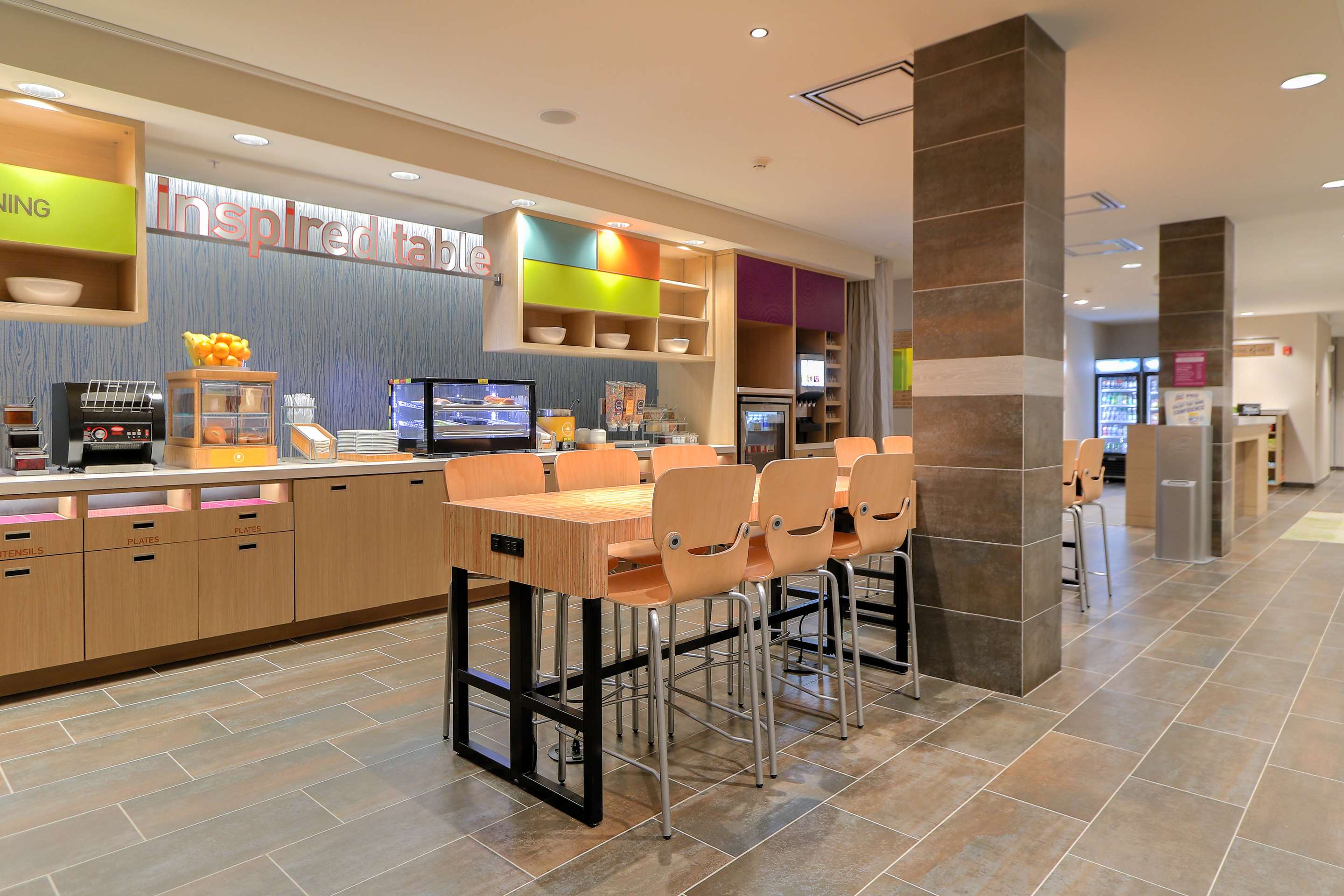 Breakfast Area | Home2 Suites By Hilton Alcoa Knoxville Airport