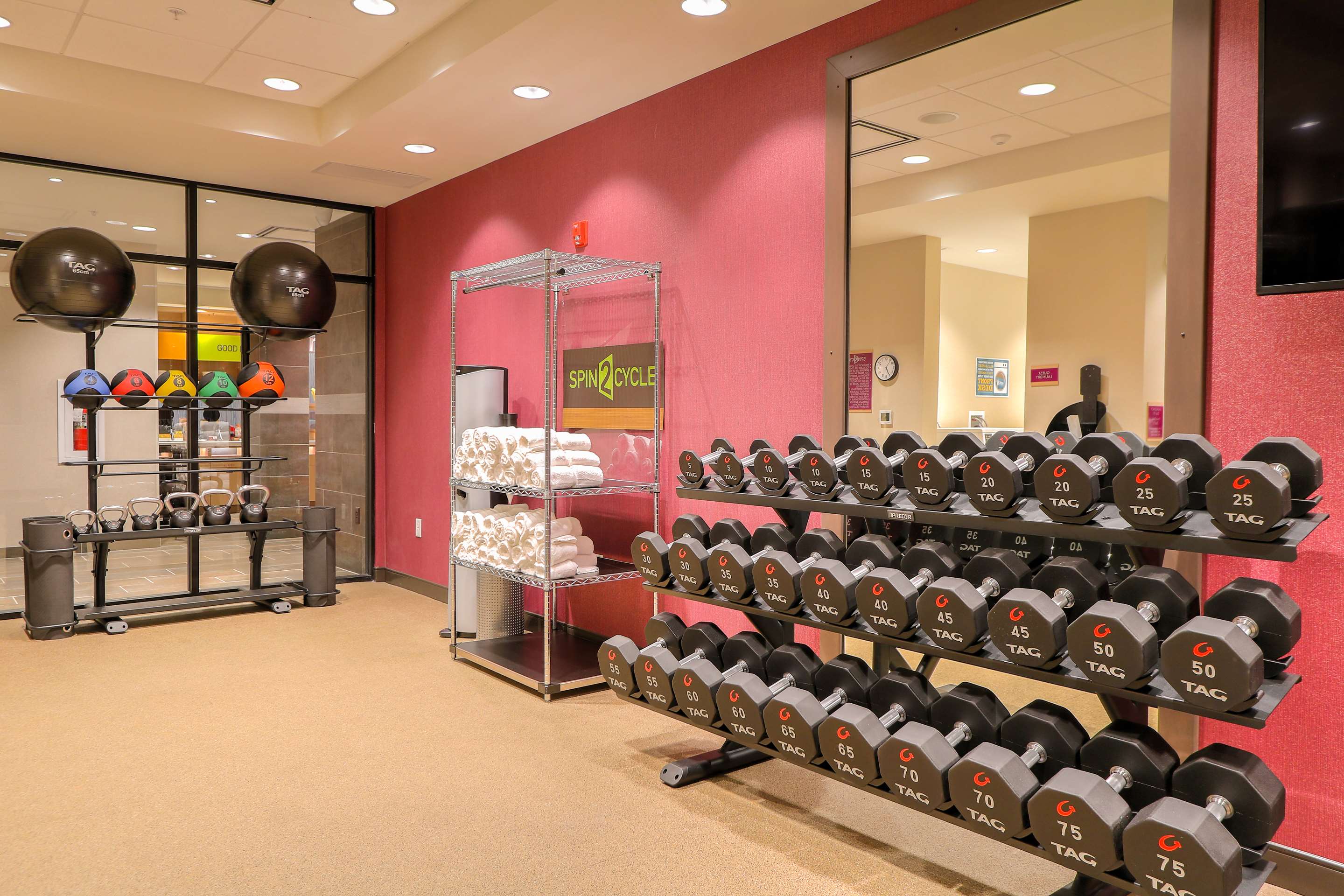 Health club fitness center gym | Home2 Suites By Hilton Alcoa Knoxville Airport