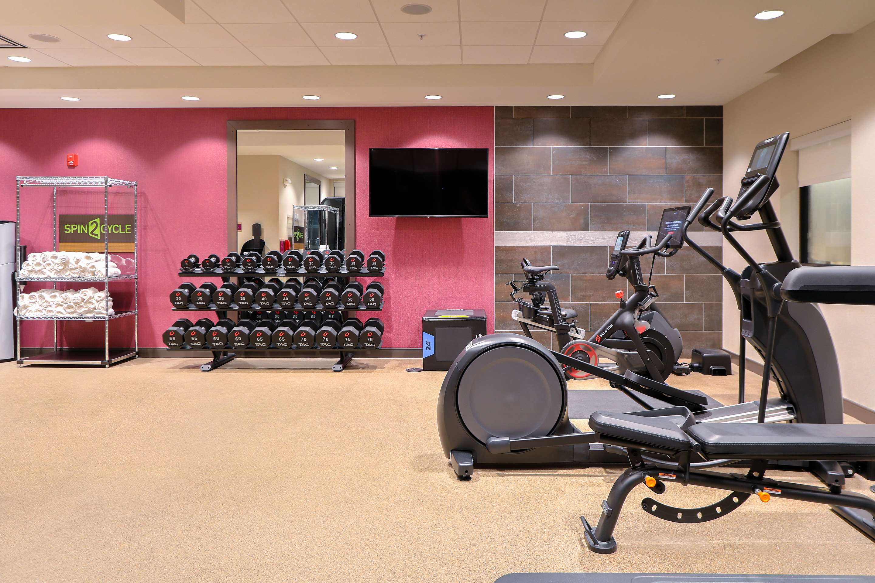 Health club fitness center gym | Home2 Suites By Hilton Alcoa Knoxville Airport