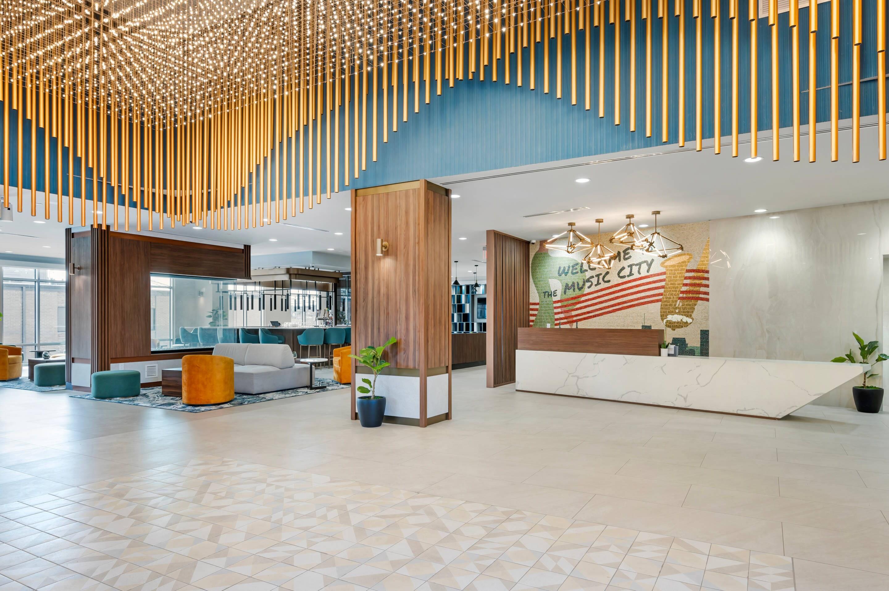 Hotel lobby
