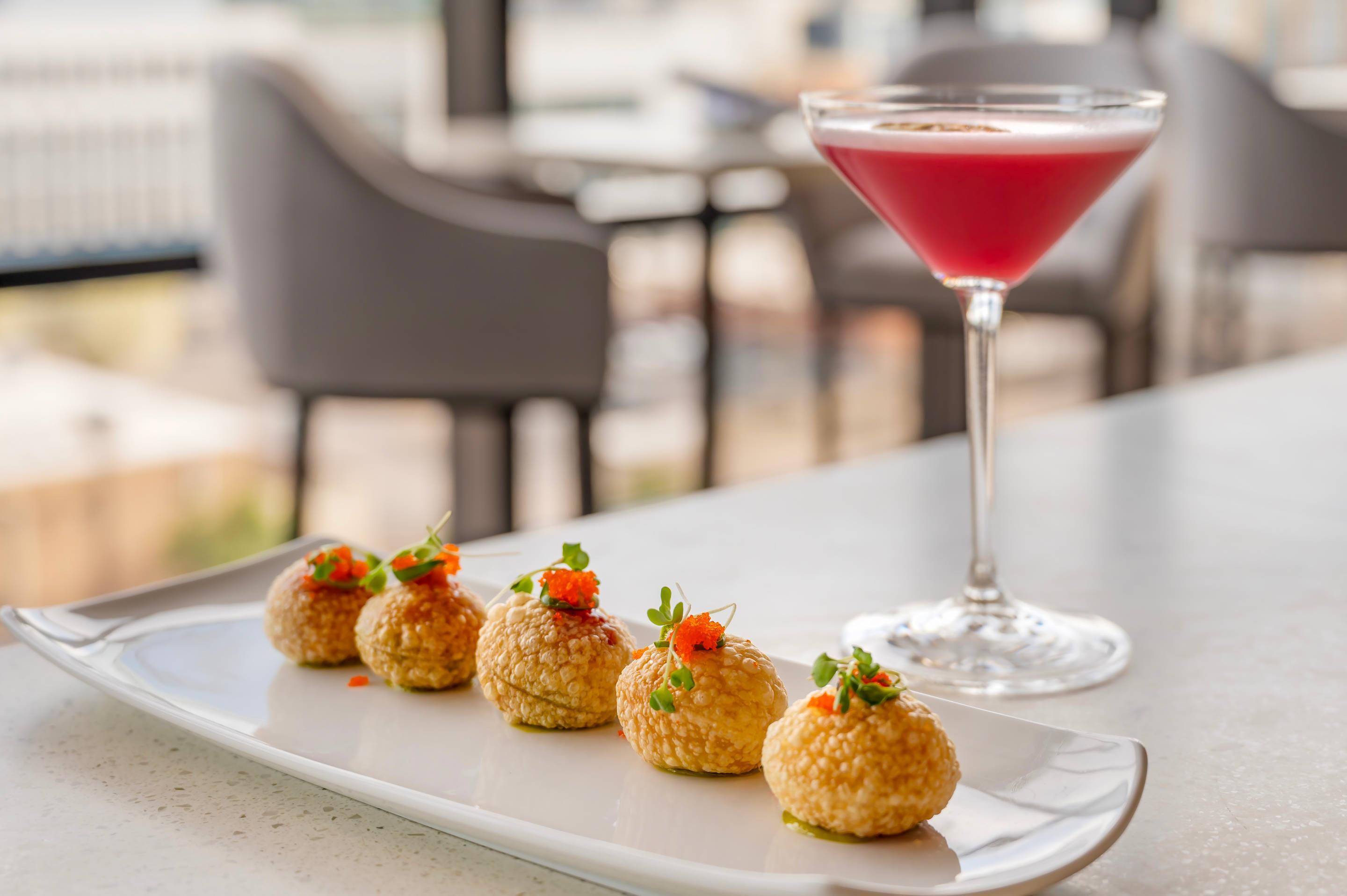 Assorted menu items