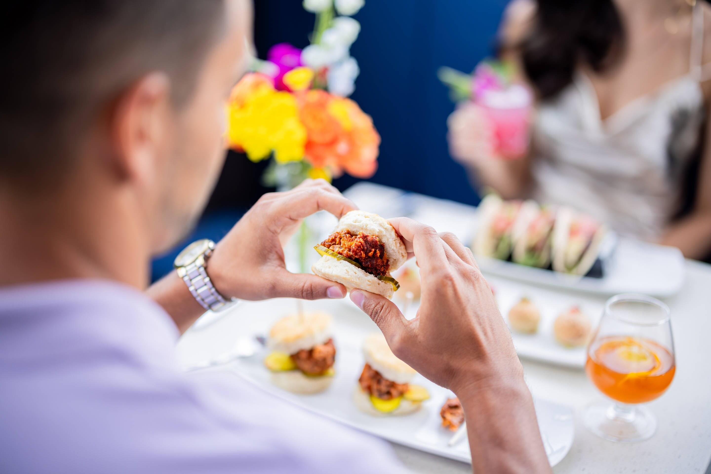 Enjoy the on-site restaurant, rooftop lounge and bar