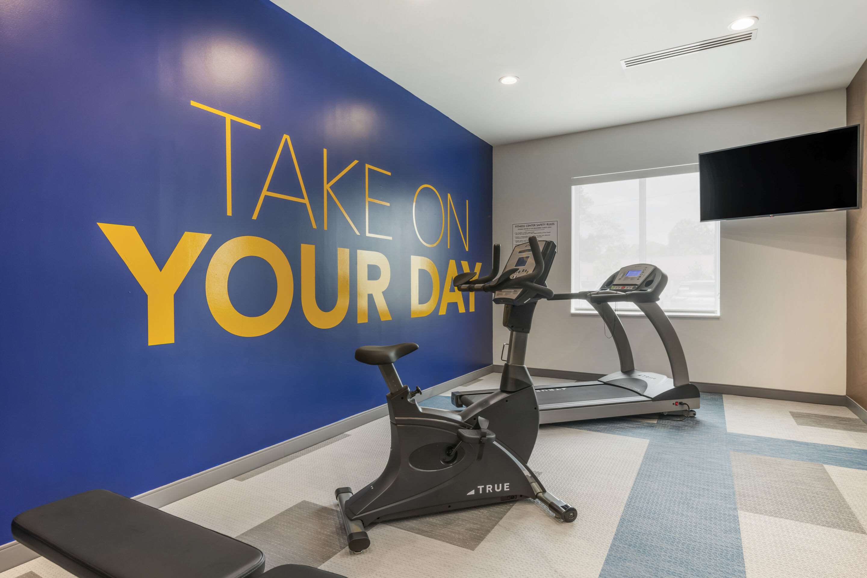 Exercise room with cardio equipment | Comfort Suites St. Augustine Historic District Area