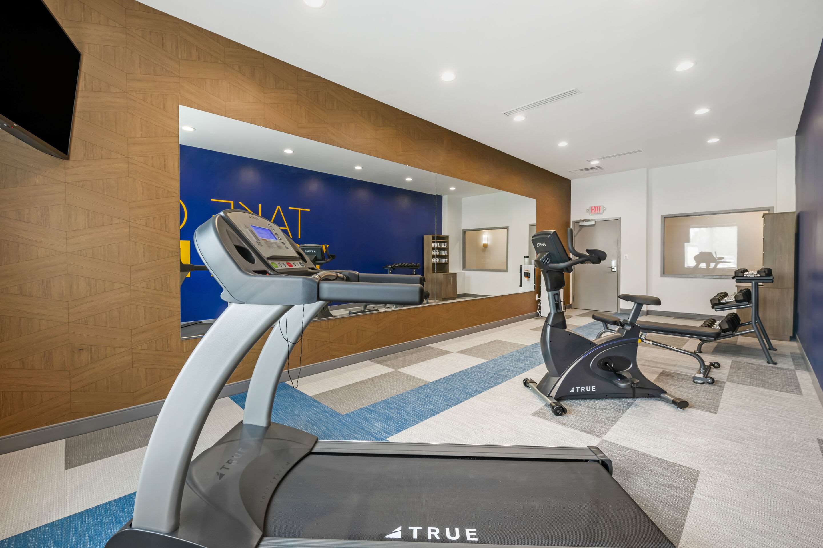 Exercise room with cardio equipment | Comfort Suites St. Augustine Historic District Area