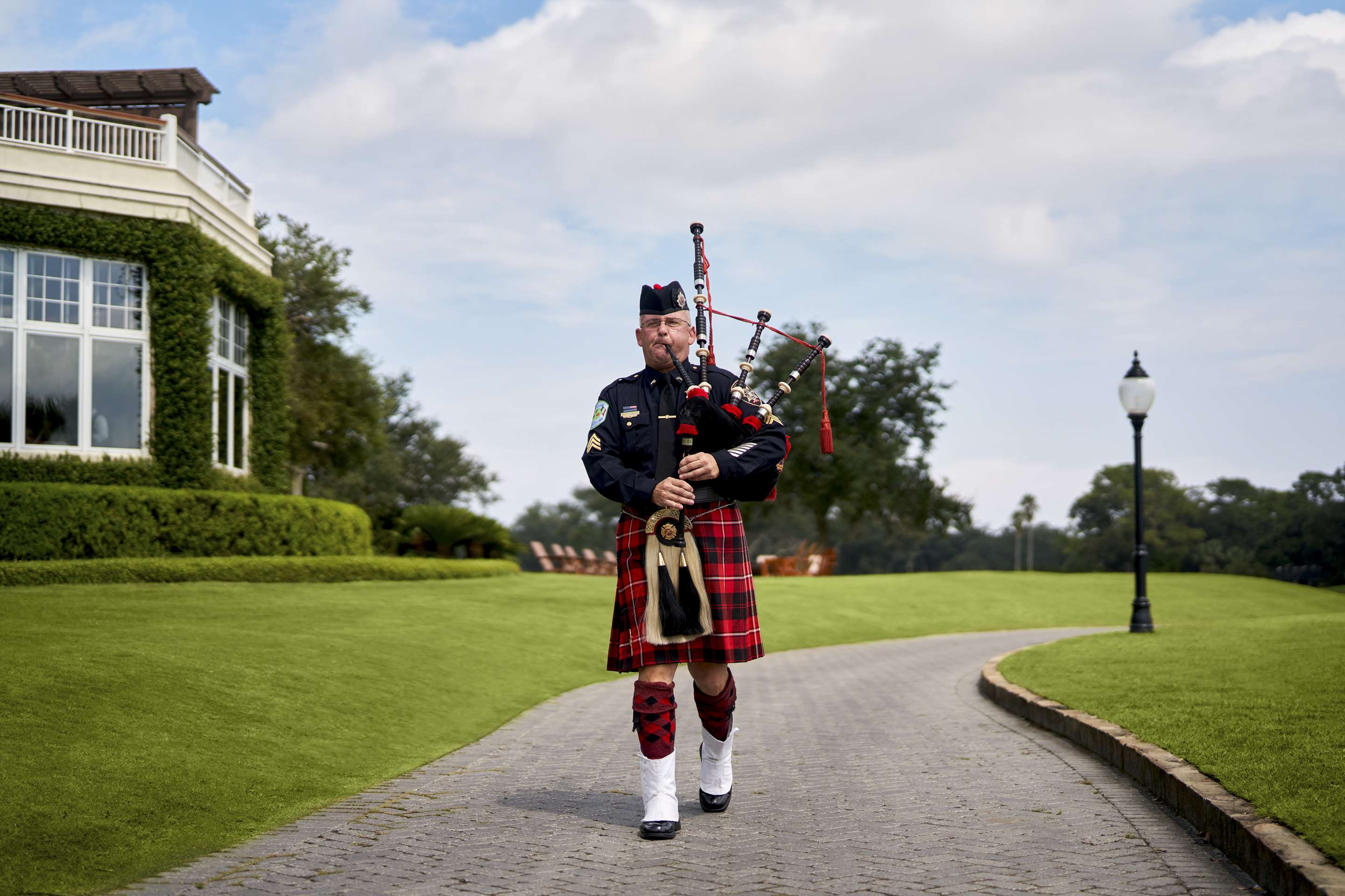 Lodge Bagpiper | The Lodge At Sea Island
