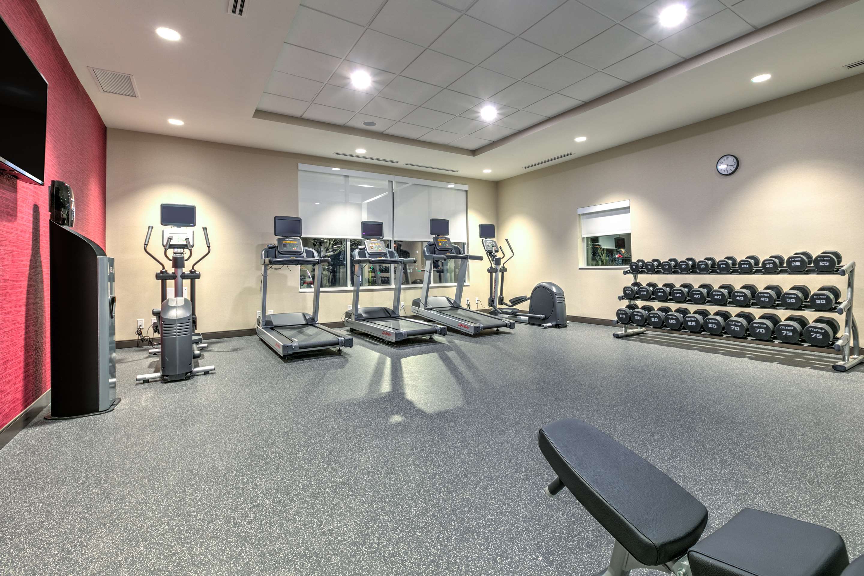 Health club fitness center gym | Home2 Suites By Hilton Tulsa Airport