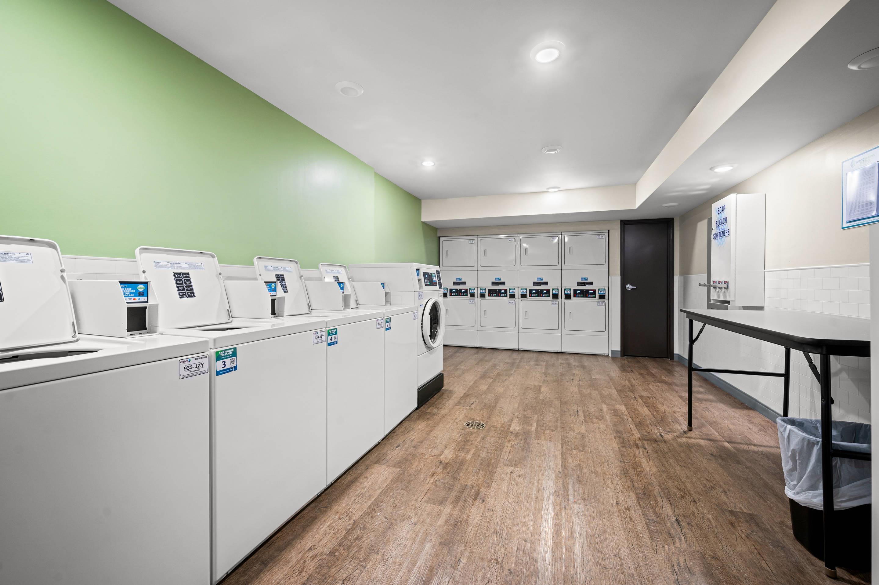 Guest laundry facilities
