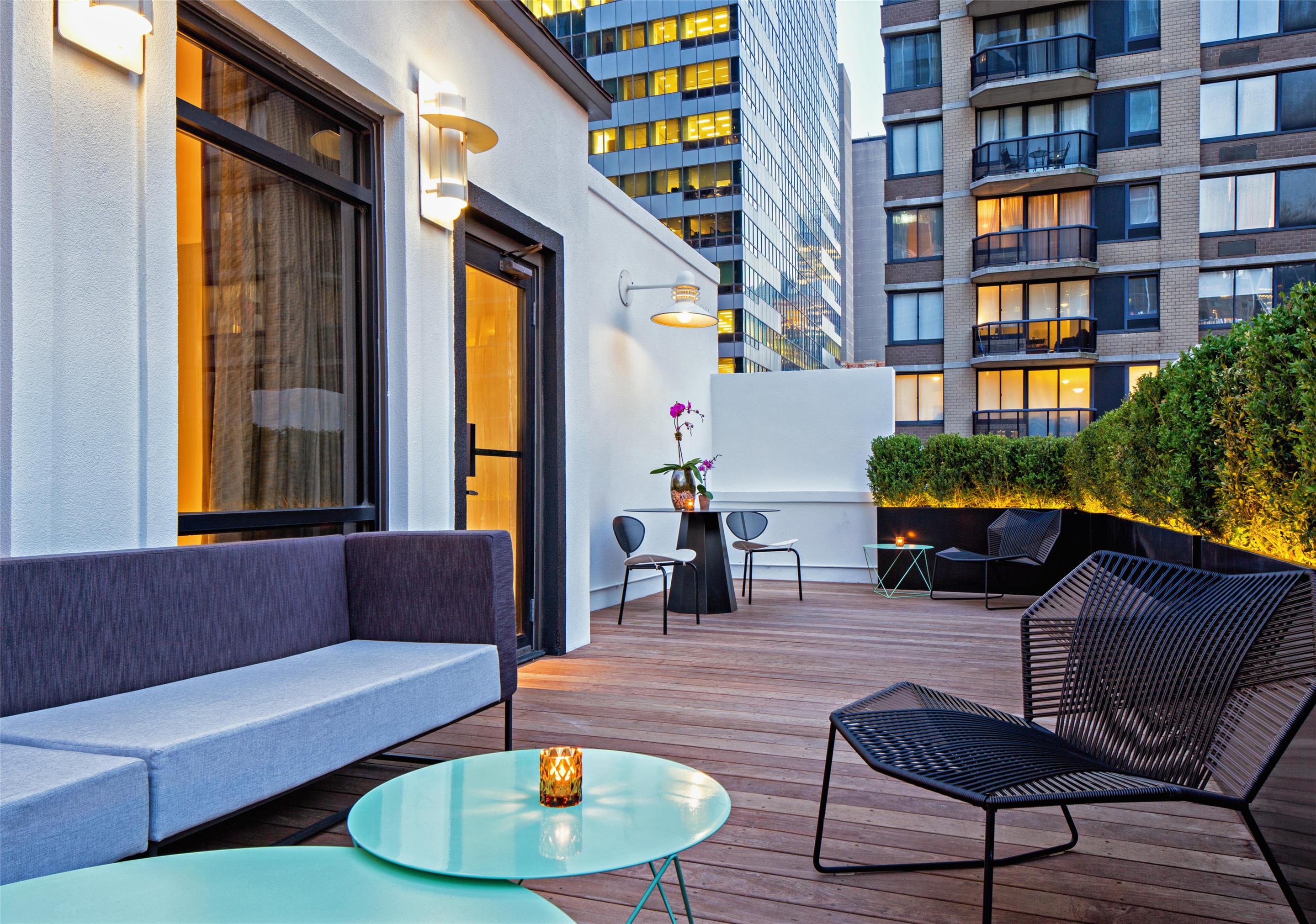 Patio Terrace | The Time New York, part of JdV by Hyatt