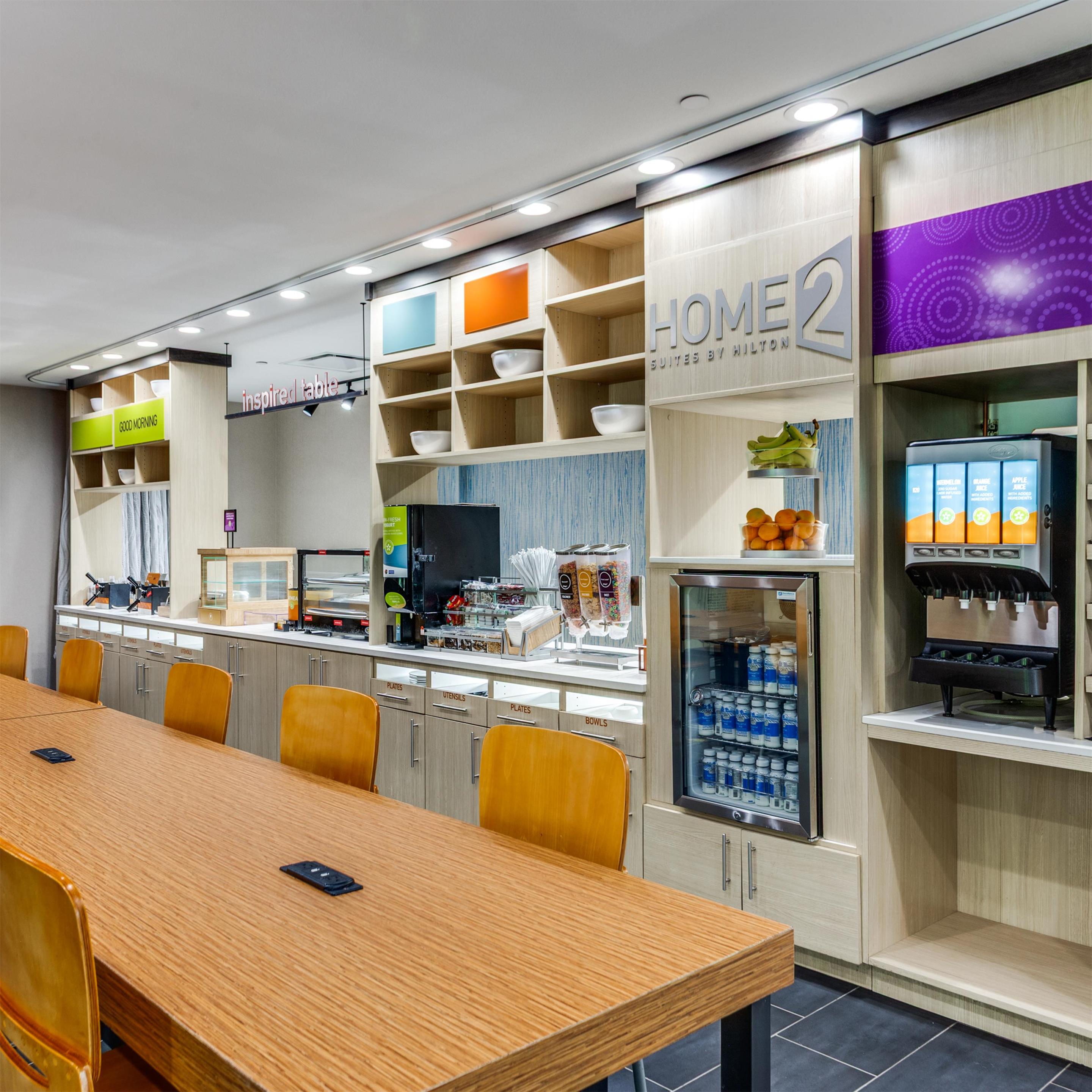Breakfast Area | Home2 Suites By Hilton Fort Worth Arlington West