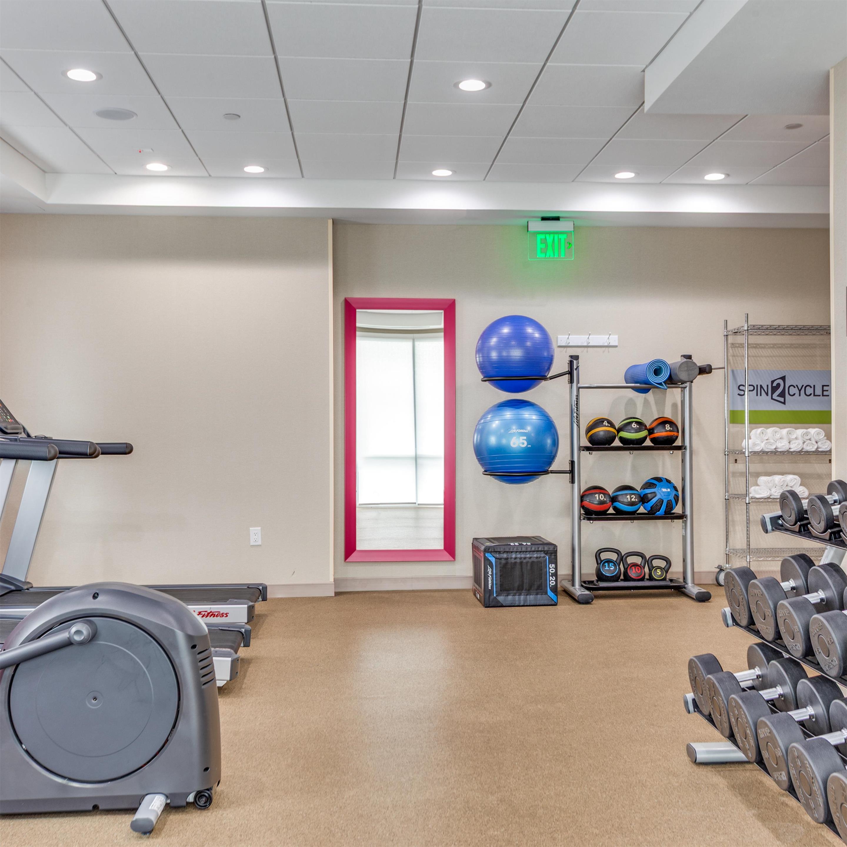 Health club fitness center gym | Home2 Suites By Hilton Fort Worth Arlington West