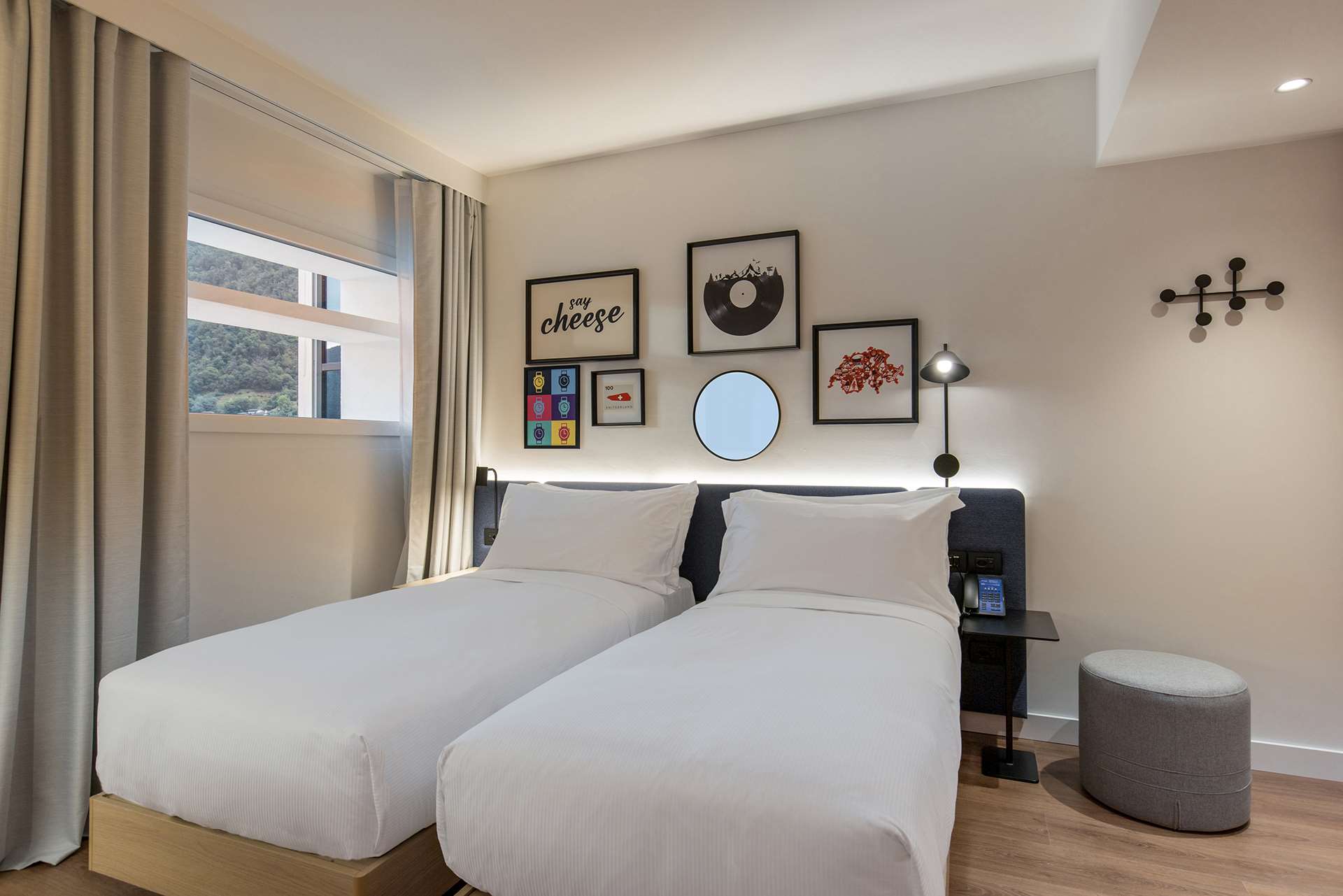 Hampton by Hilton Locarno Room Type - TWIN ROOM