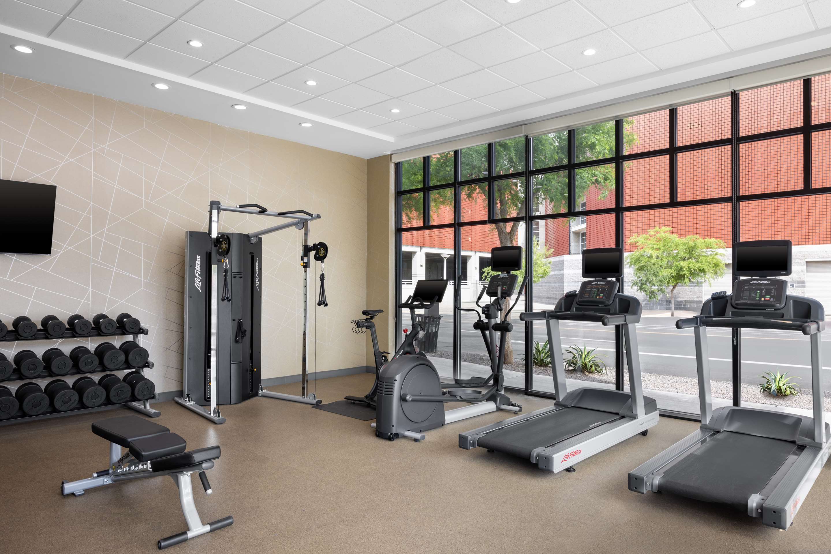Health club fitness center gym