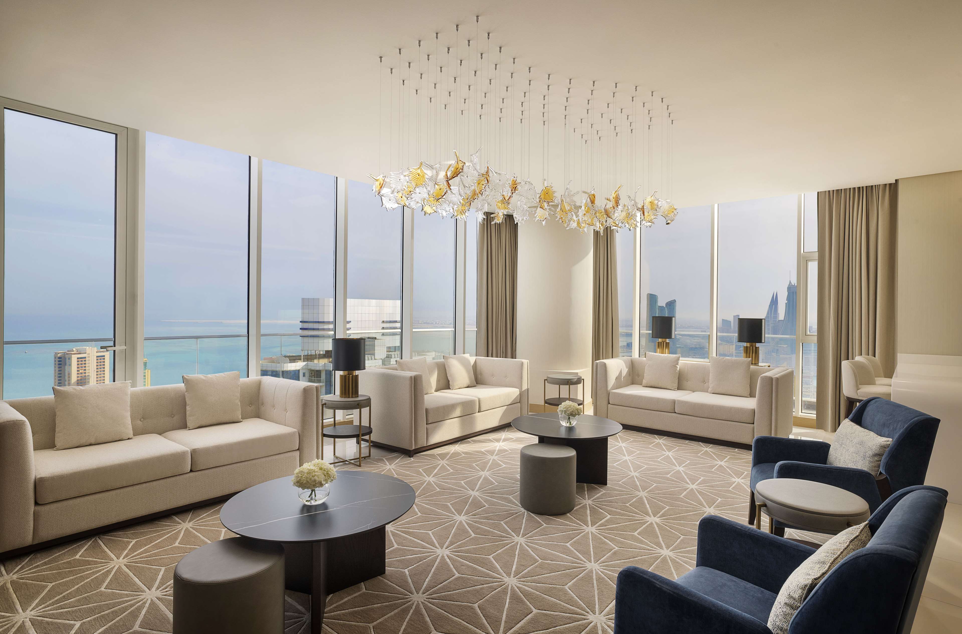 Hilton Bahrain City Centre Hotel & Residences Room Type - TWO BDRM DLX STE SEA-BALCO