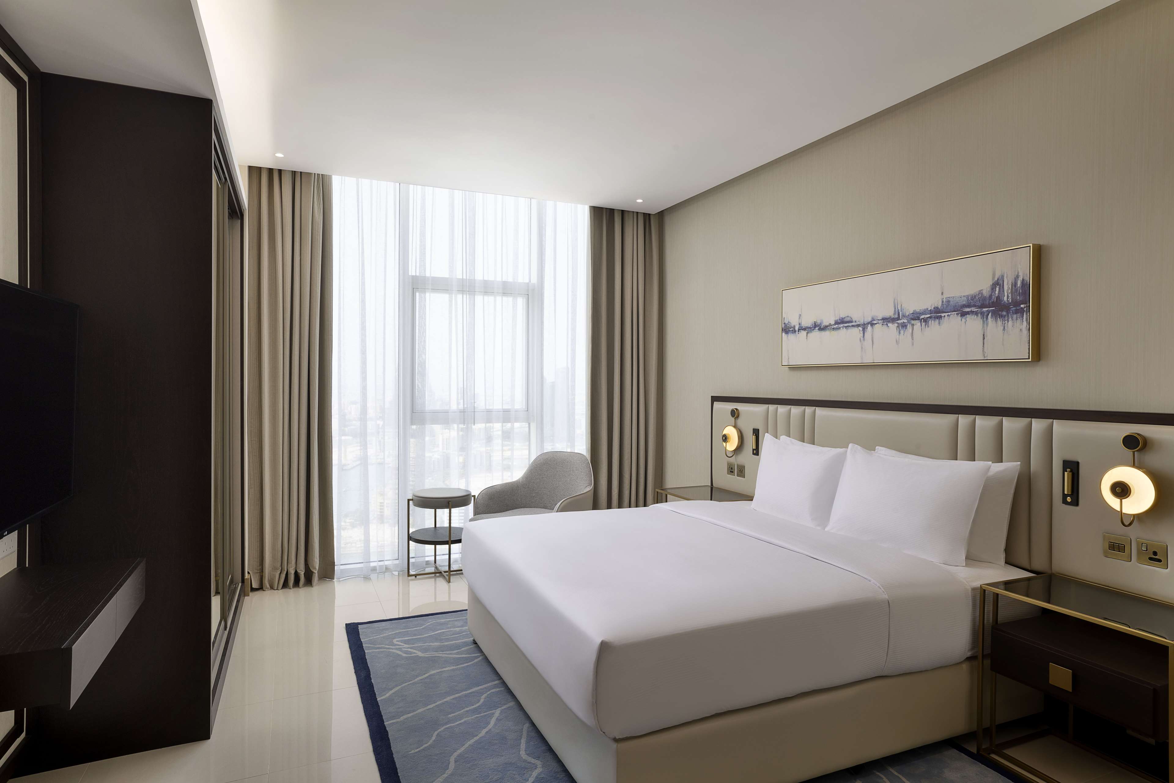 Hilton Bahrain City Centre Hotel & Residences Room Type - TWO BDRM STE SEA -BALCONY
