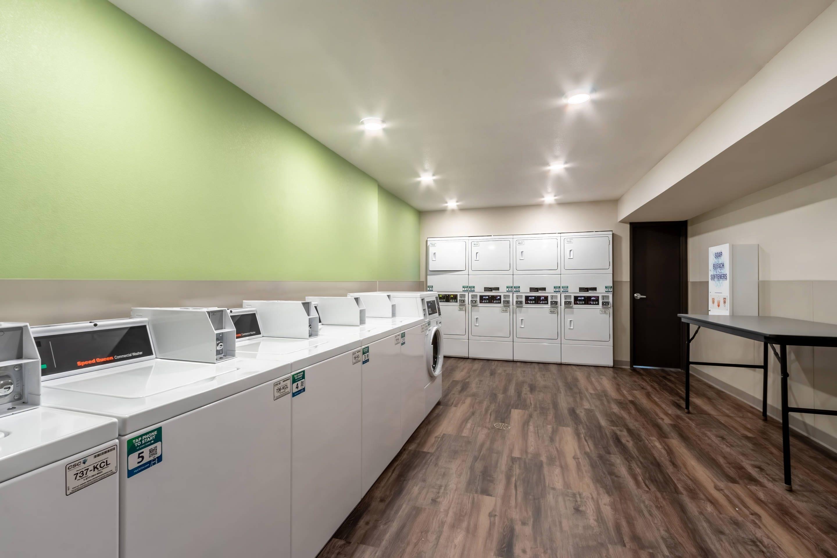 Guest laundry facilities