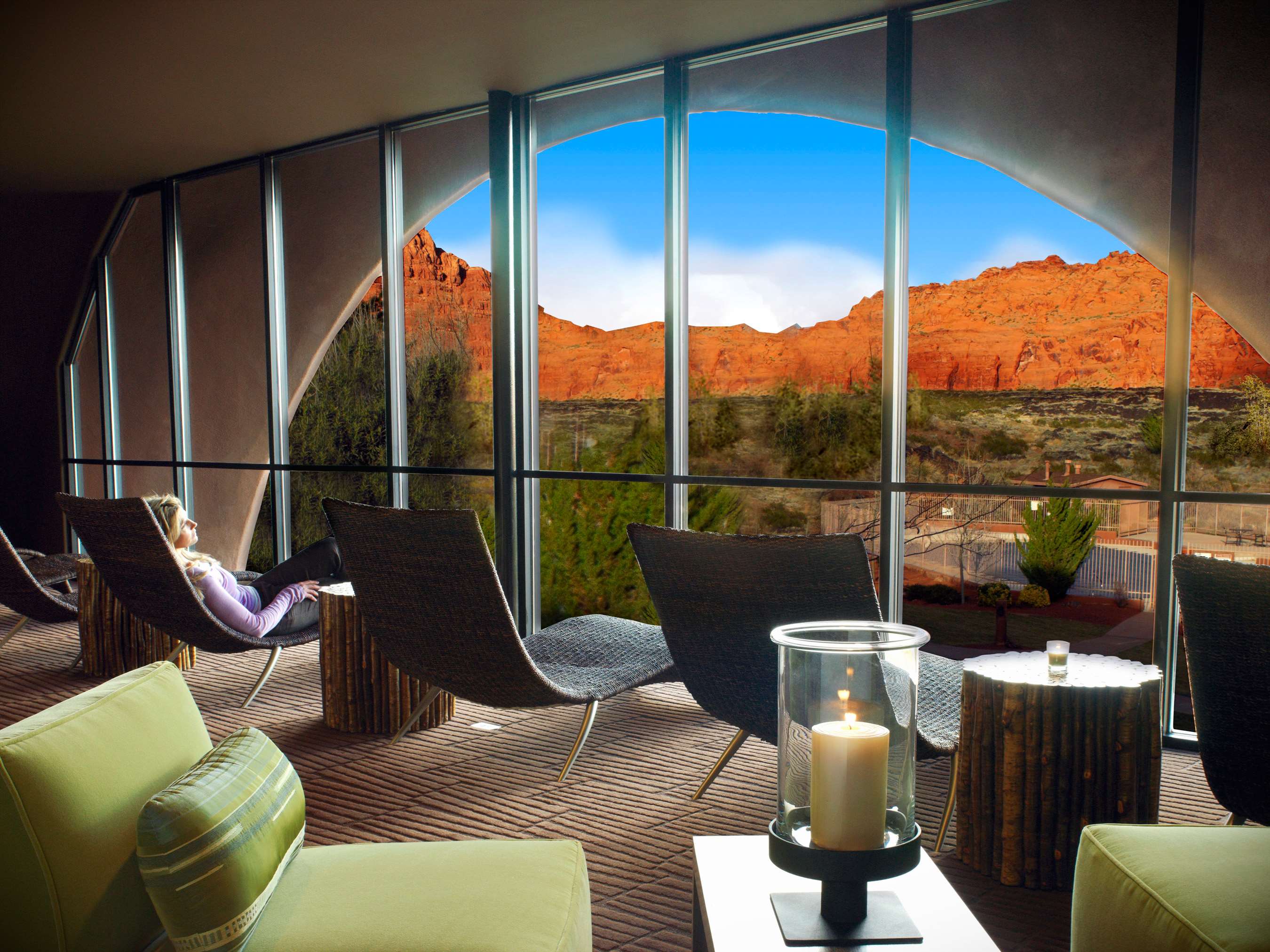 relaxation mountain view