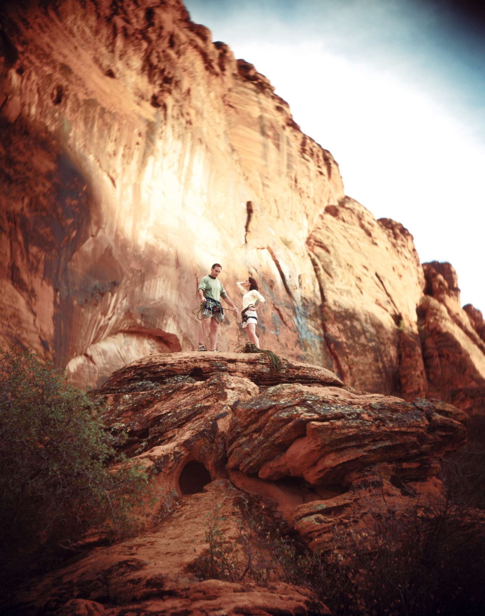 hiking couple