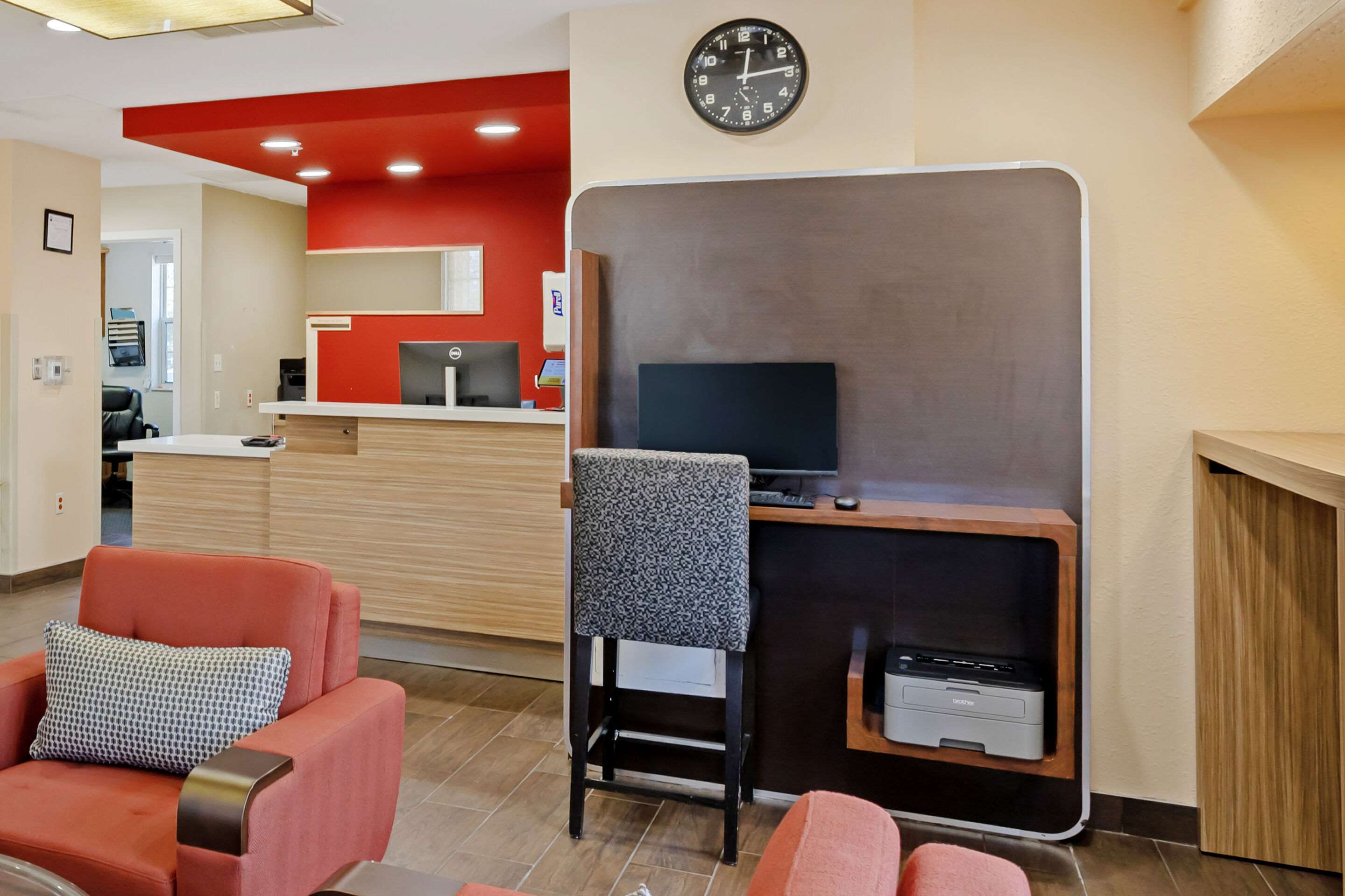 Computer in the lobby
