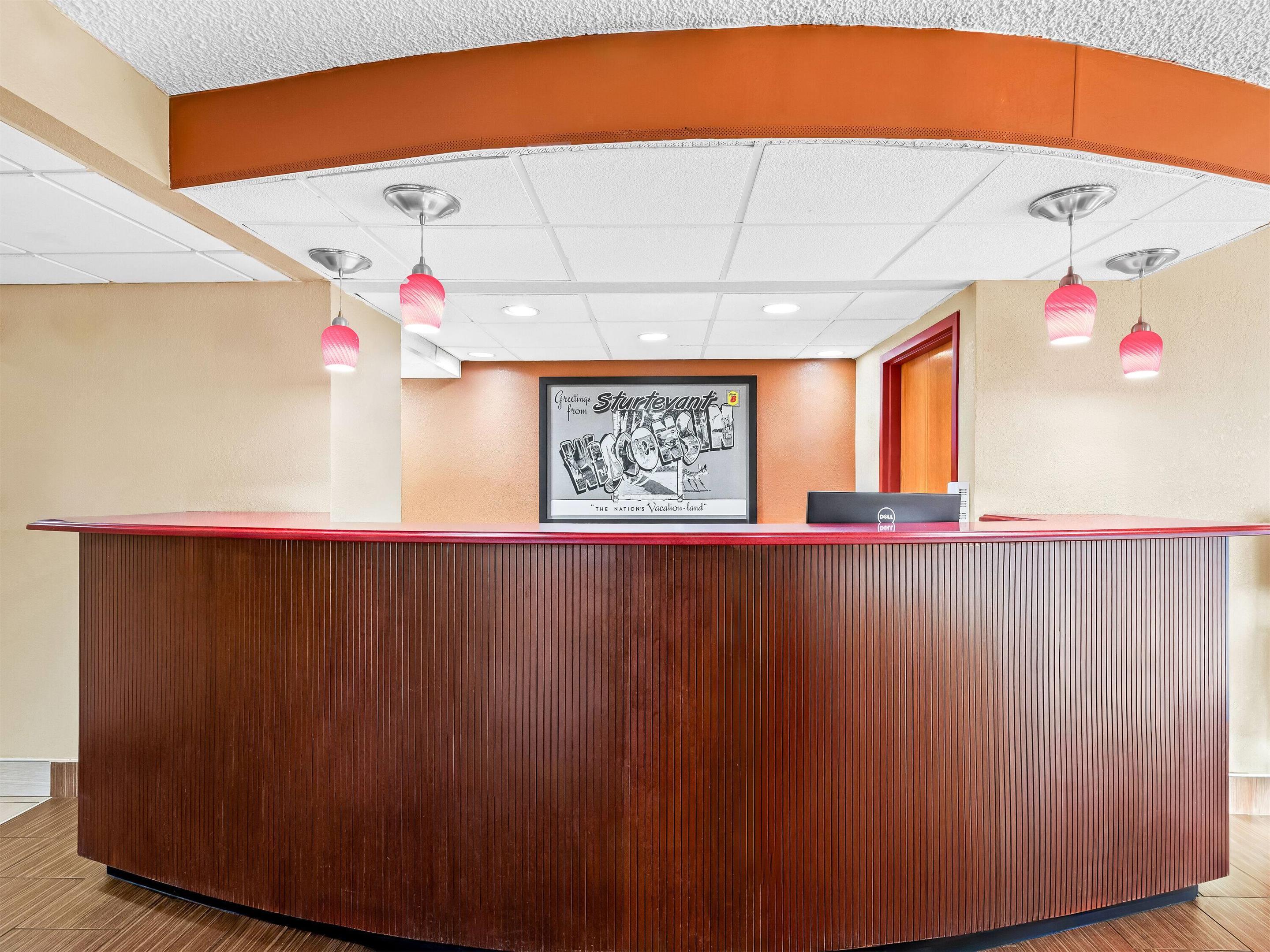 Reception | Super 8 by Wyndham Sturtevant/Racine
