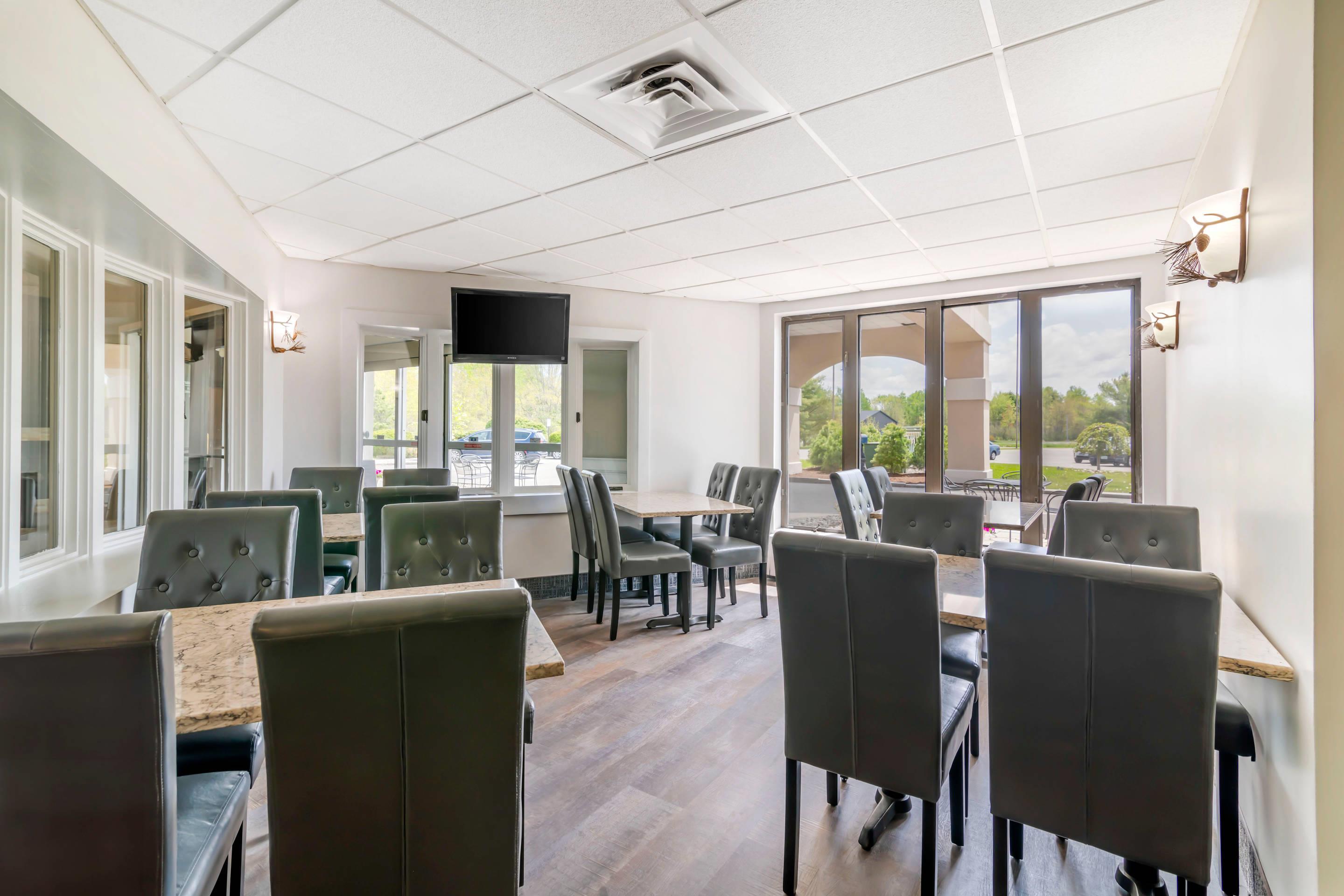 Spacious breakfast area