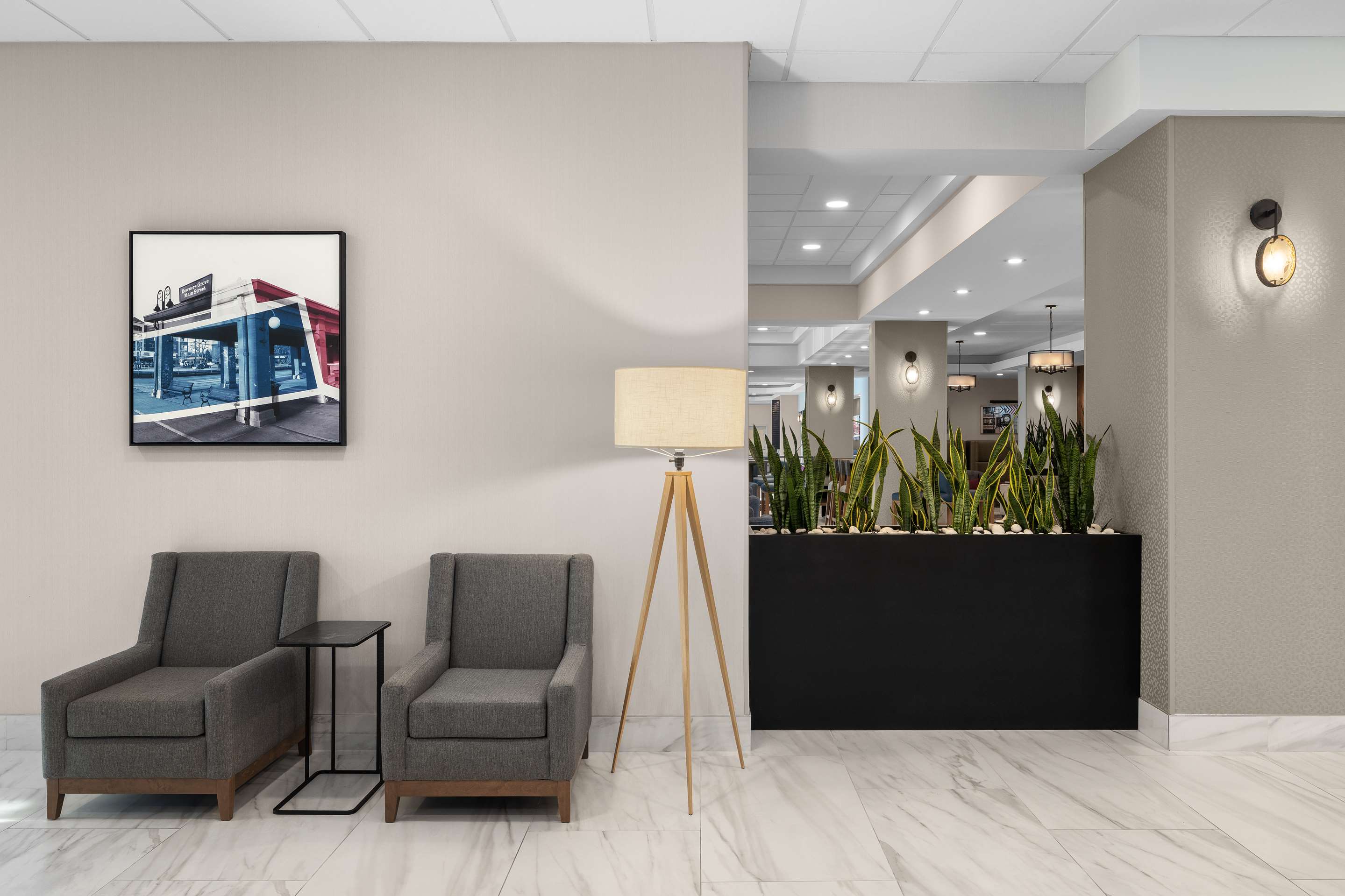 Lobby | Hampton Inn & Suites Downers Grove Chicago