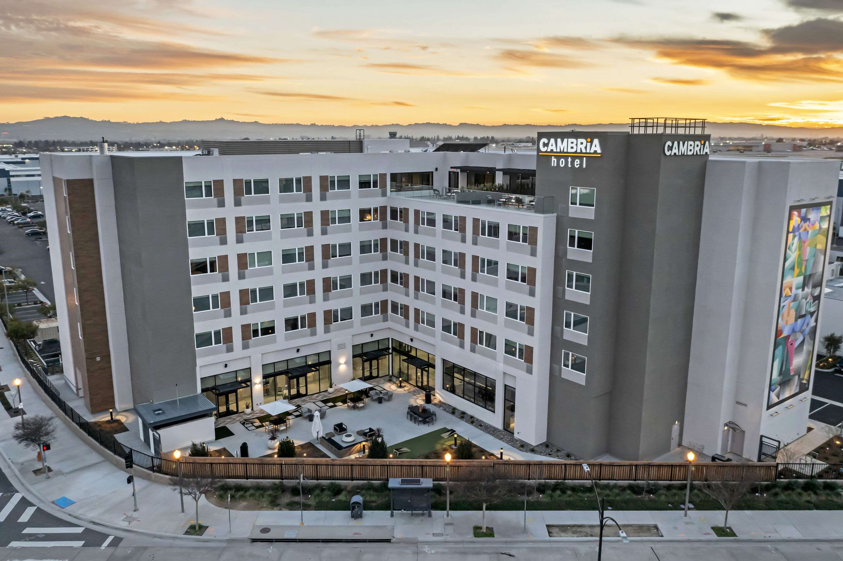 Drone | Cambria Hotel Burbank Airport