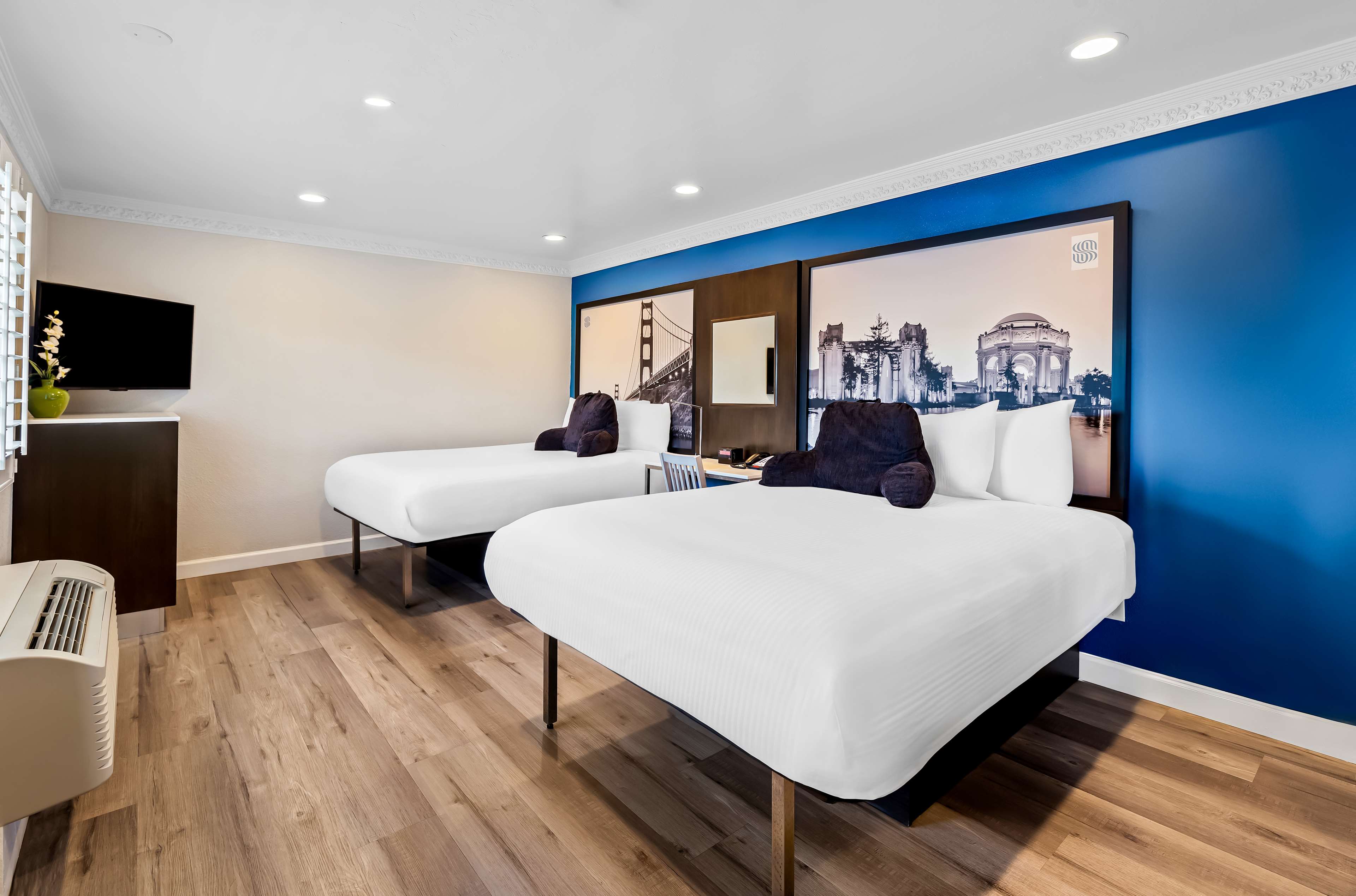 2 Double Beds image