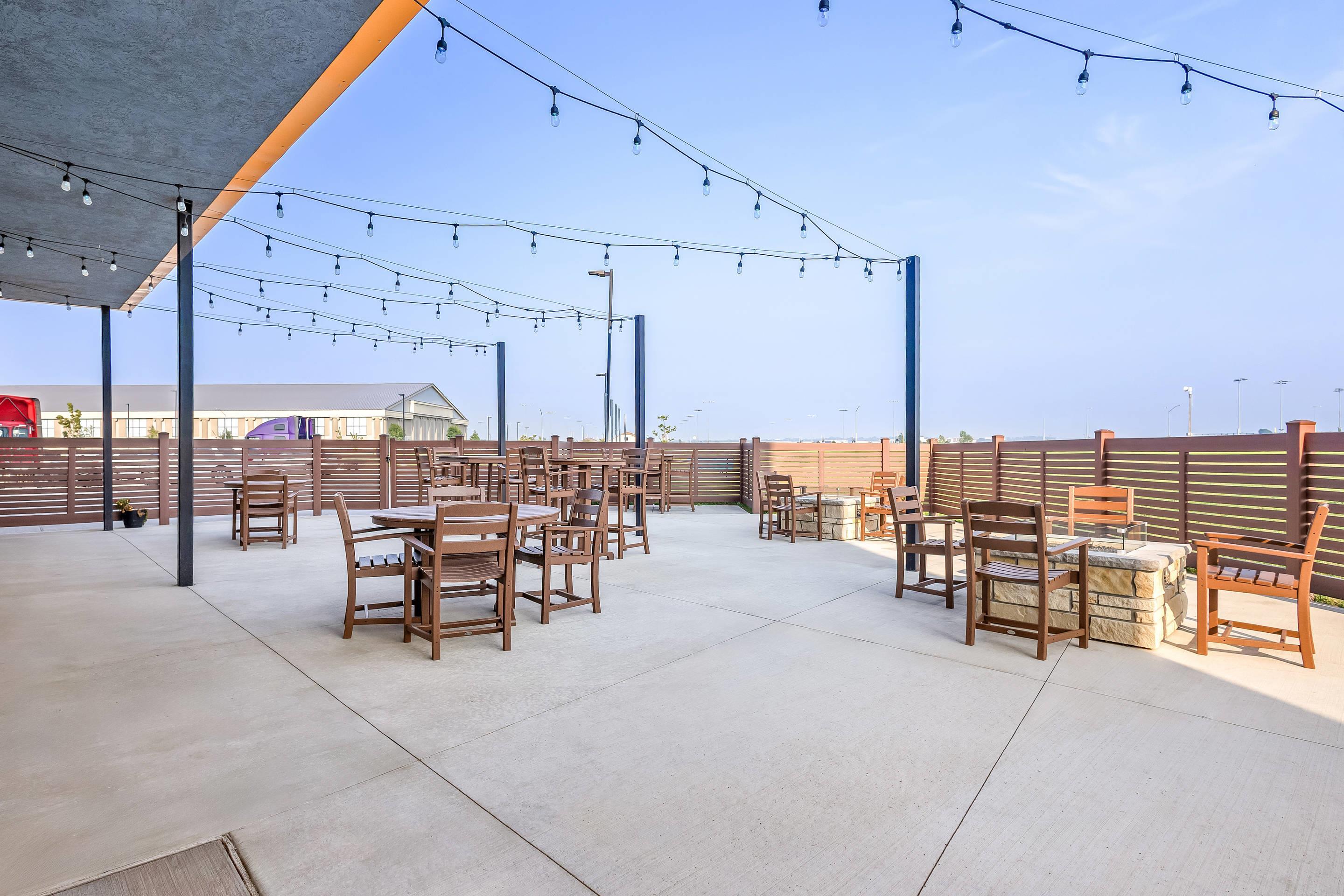 Hotel patio | Comfort Inn & Suites at Sanford Sports Complex