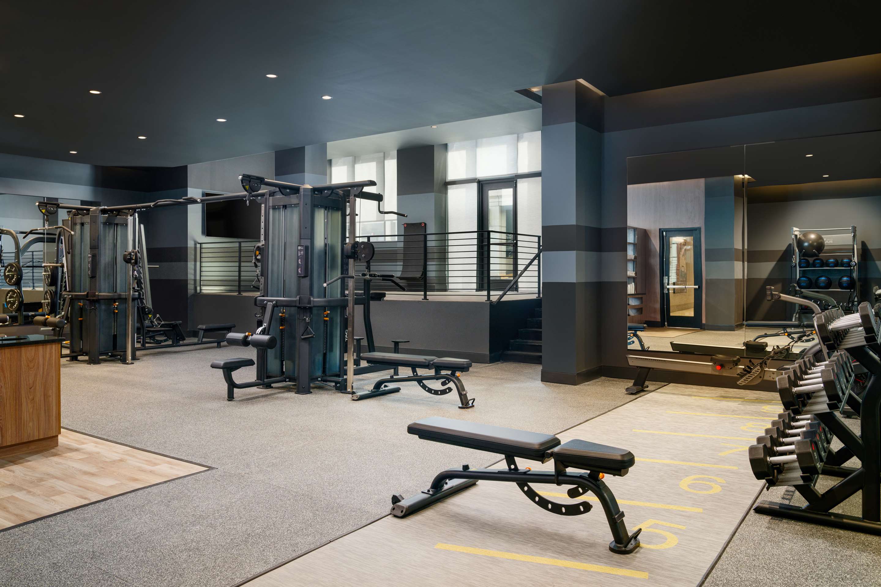 Health club fitness center gym