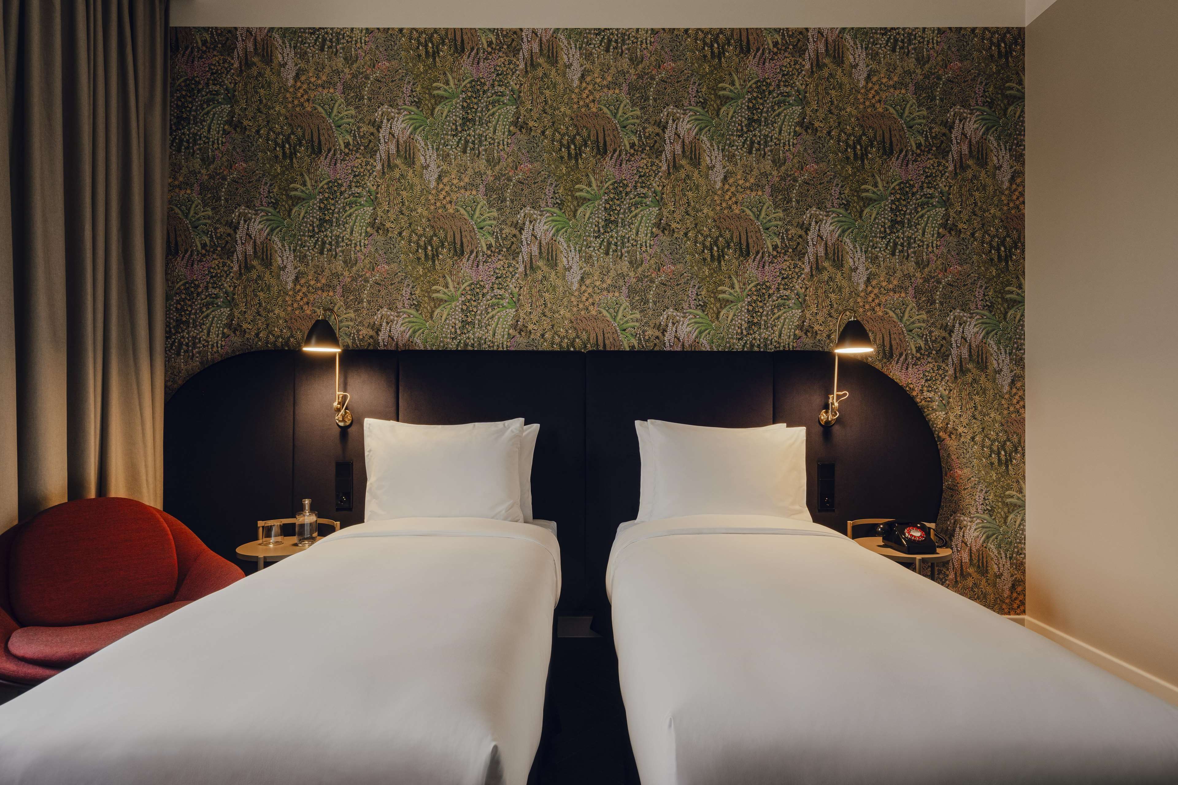 Flaner Hotel Room Type - The standard twin with two separate bed. Room is equipped with a coffee and tea set, safe, minibar, Flaner Hotel Room Type - The standard twin with two separate bed. Room is equipped with a coffee and tea set, safe, minibar,
