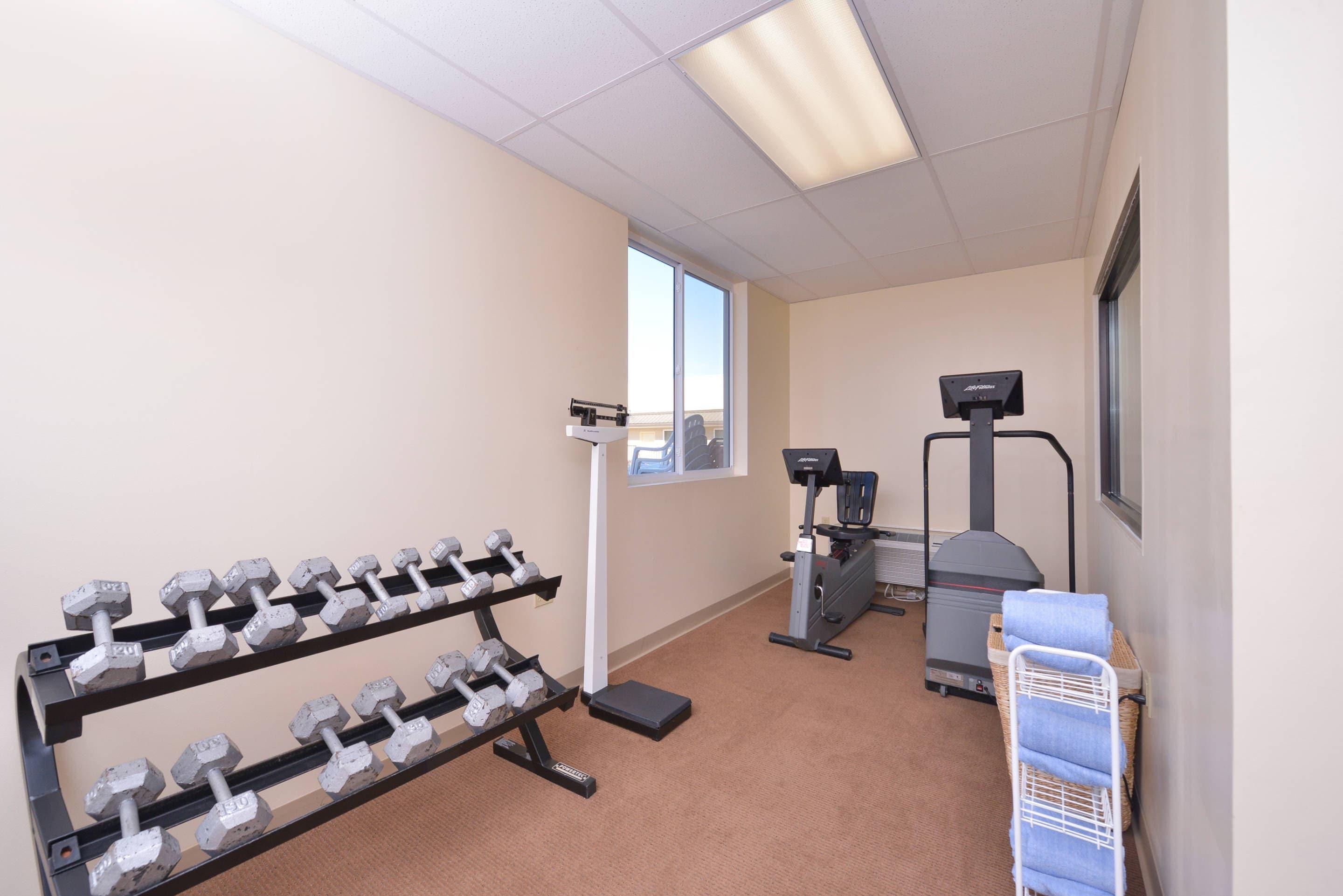 Fitness center | Quality Inn & Suites