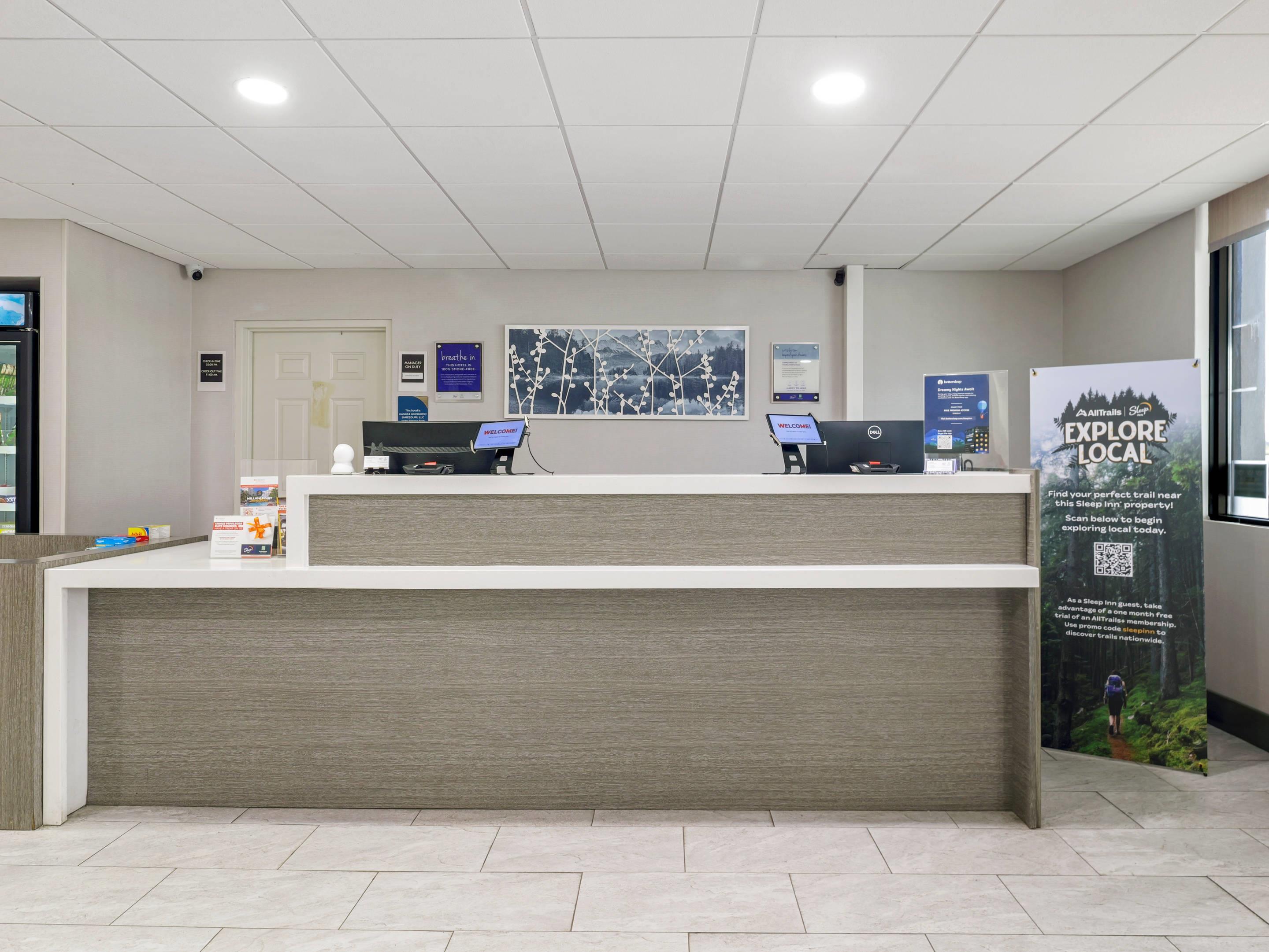 Front desk | Sleep Inn Chambersburg