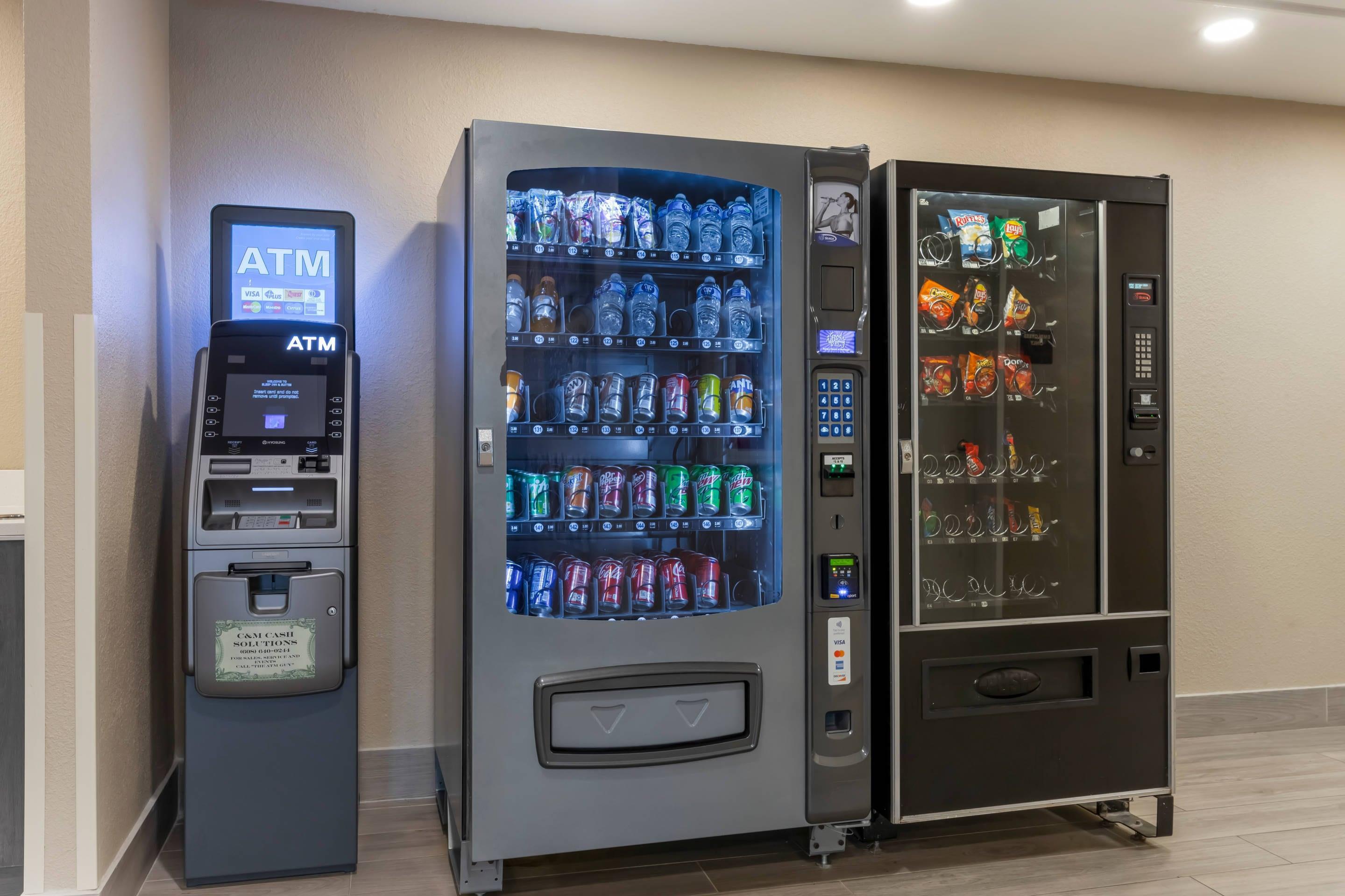 Hotel vending area