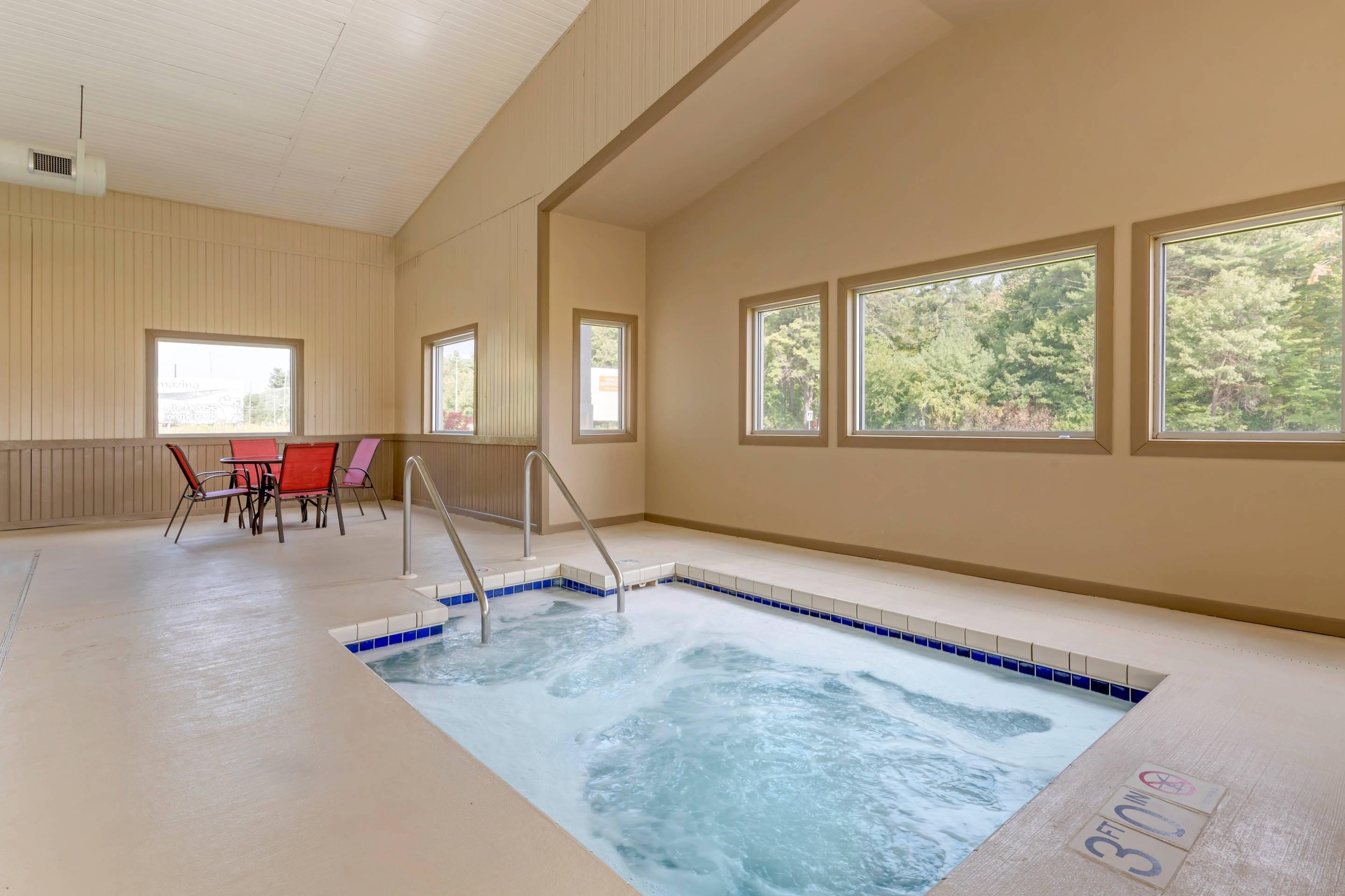 Indoor hot tub