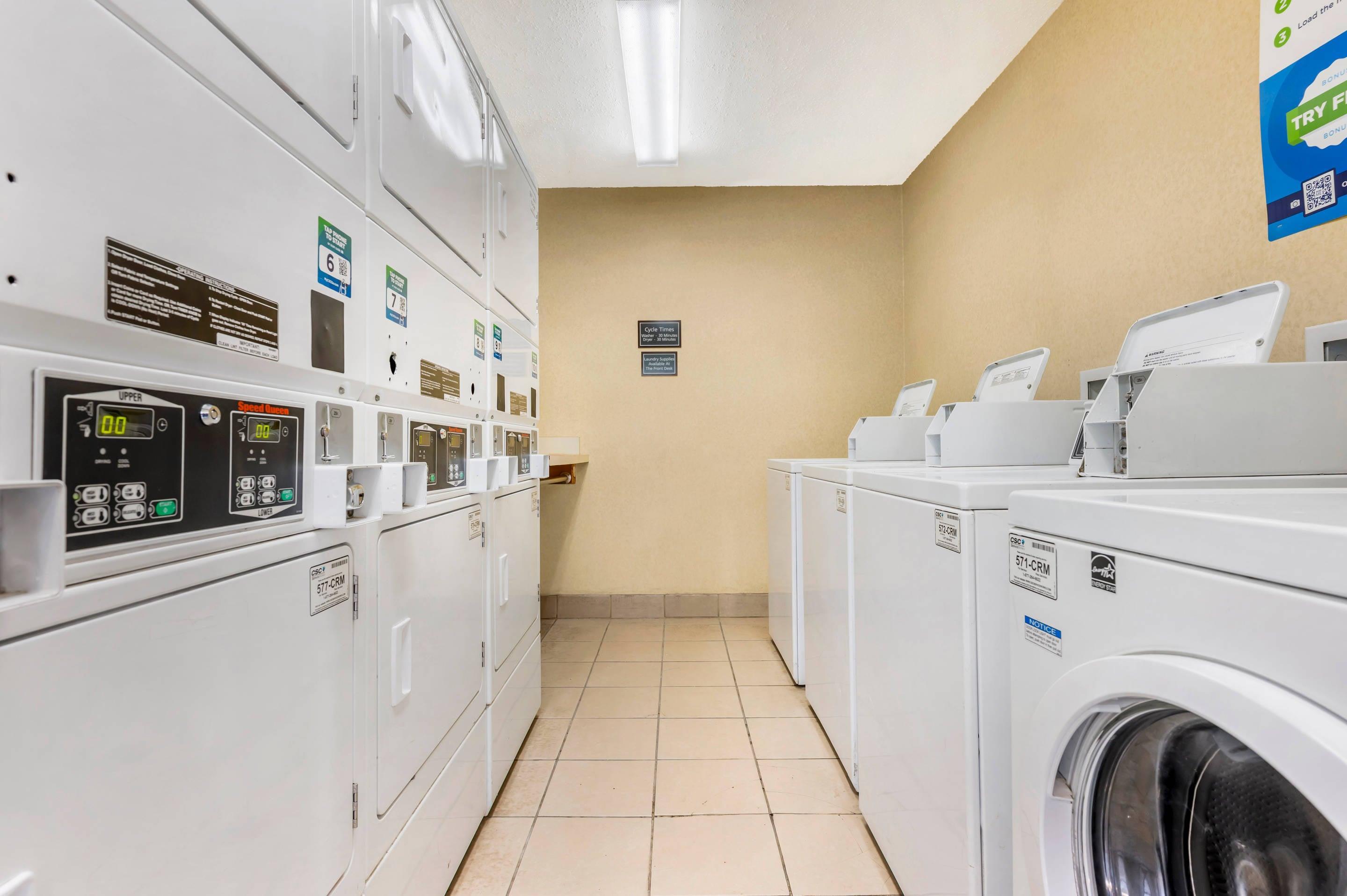 Guest laundry facilities | MainStay Suites St. Louis - Galleria