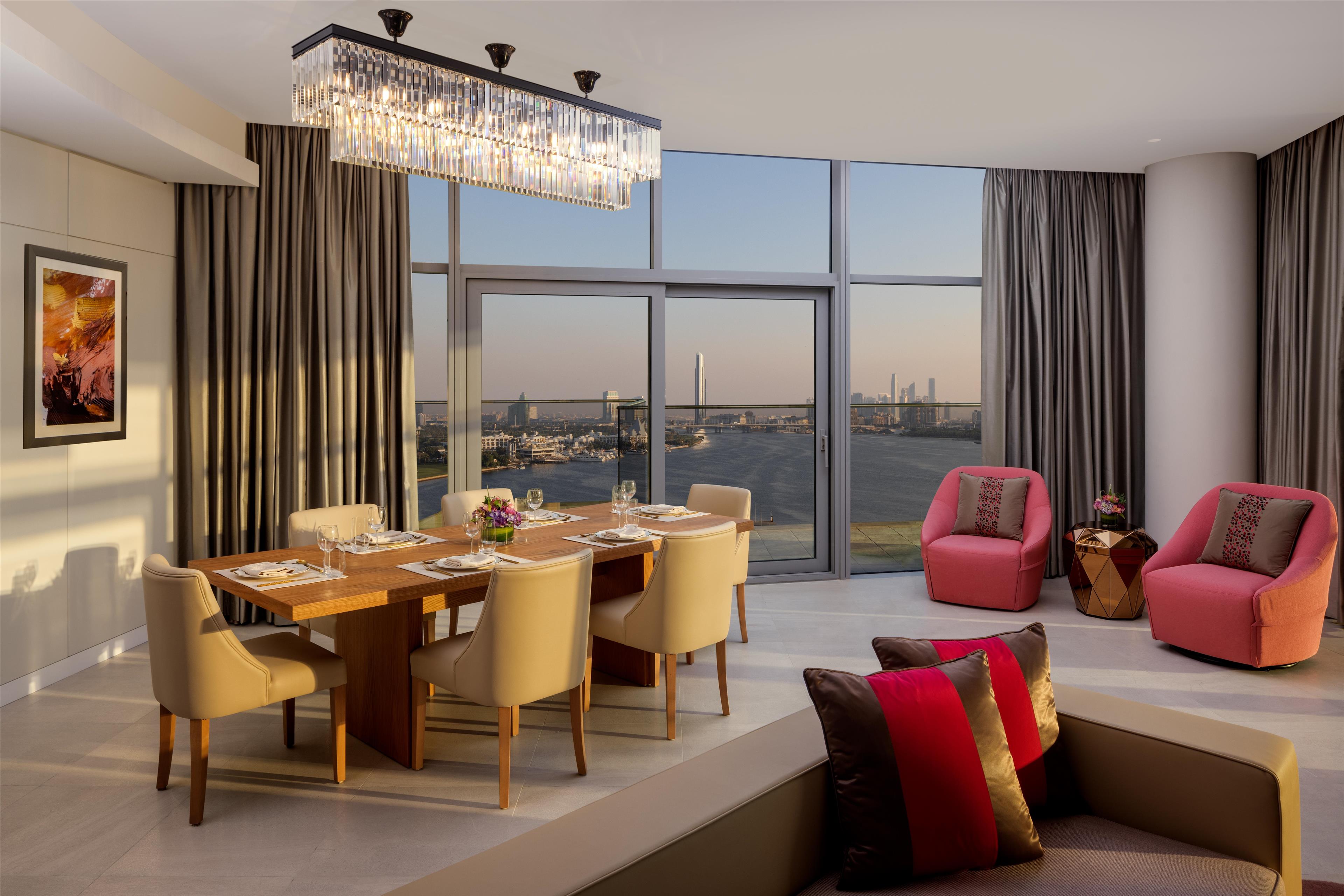 Hilton Dubai Creek Hotel & Residences Room Type - TWO BDRM APT CREEK VW-TER