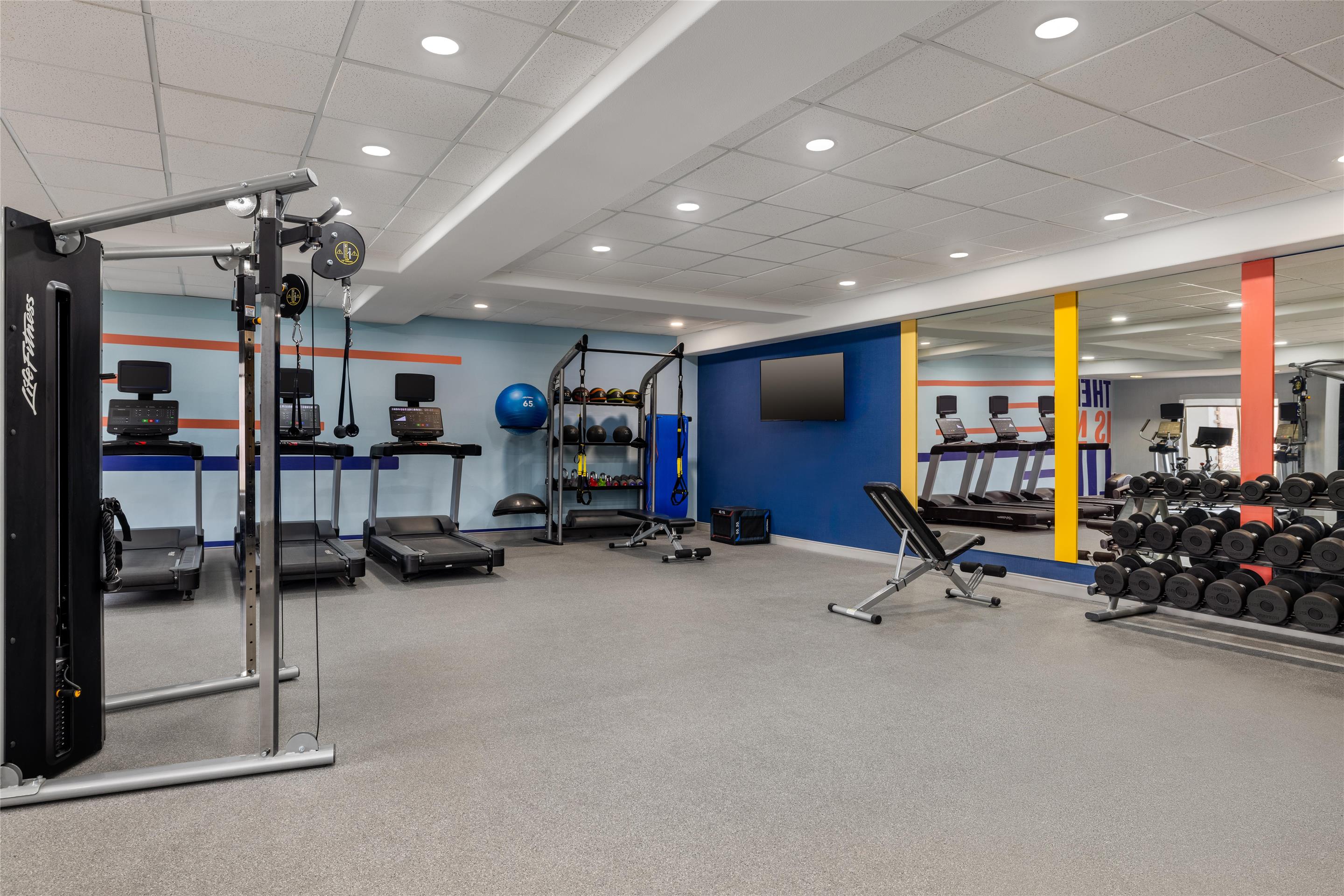 Health club fitness center gym