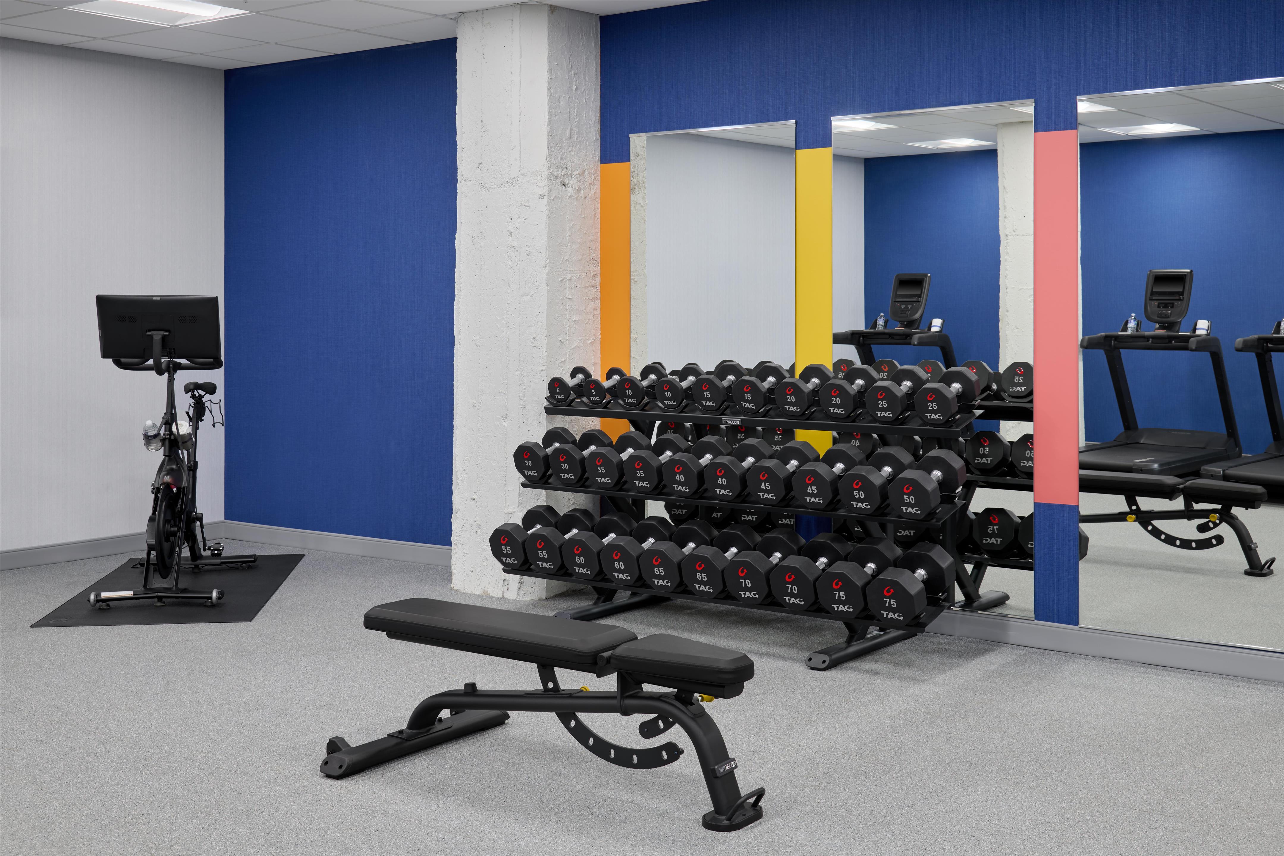 Health club fitness center gym