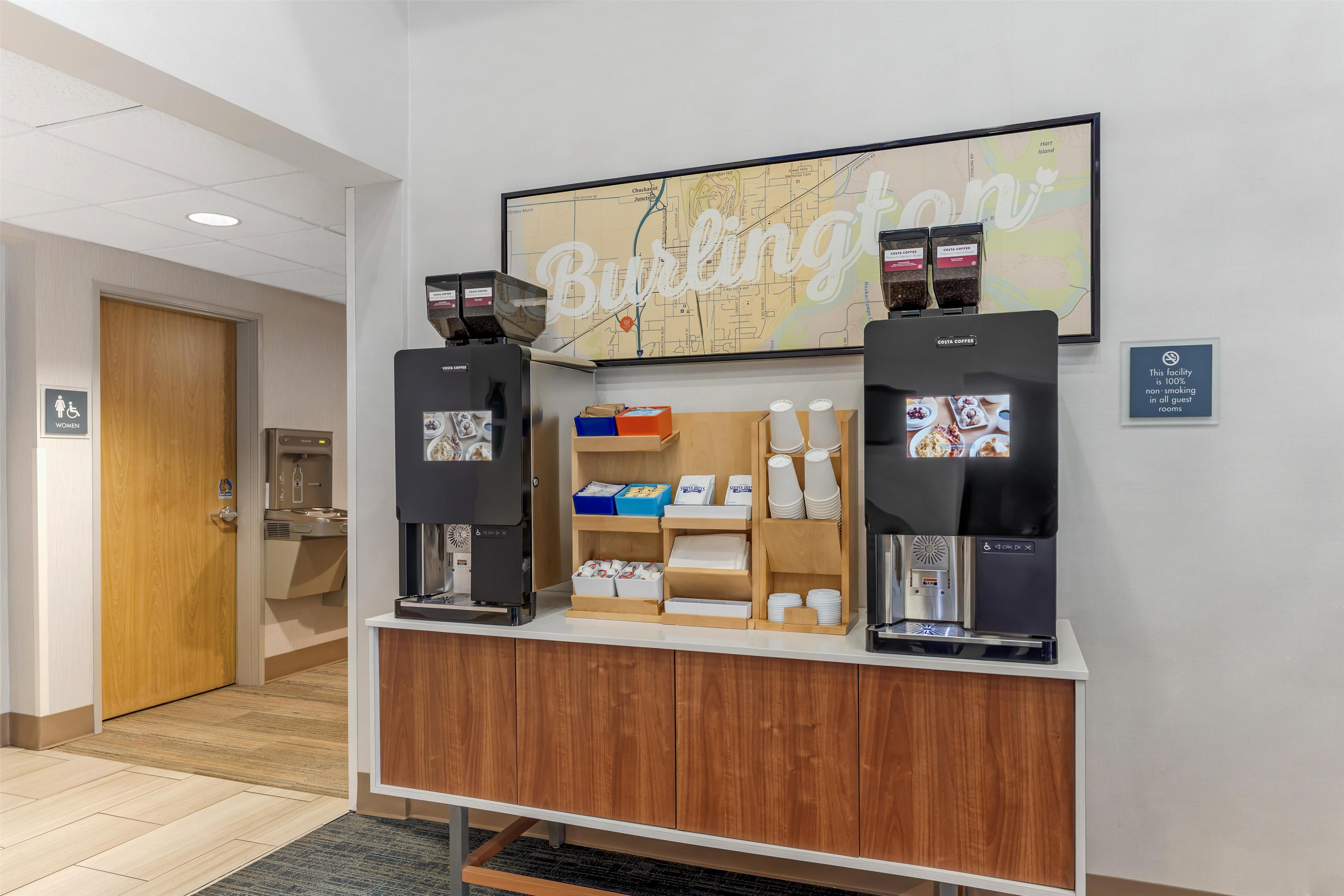 Lobby Beverage Station | Best Western Plus Burlington Skagit Valley Inn