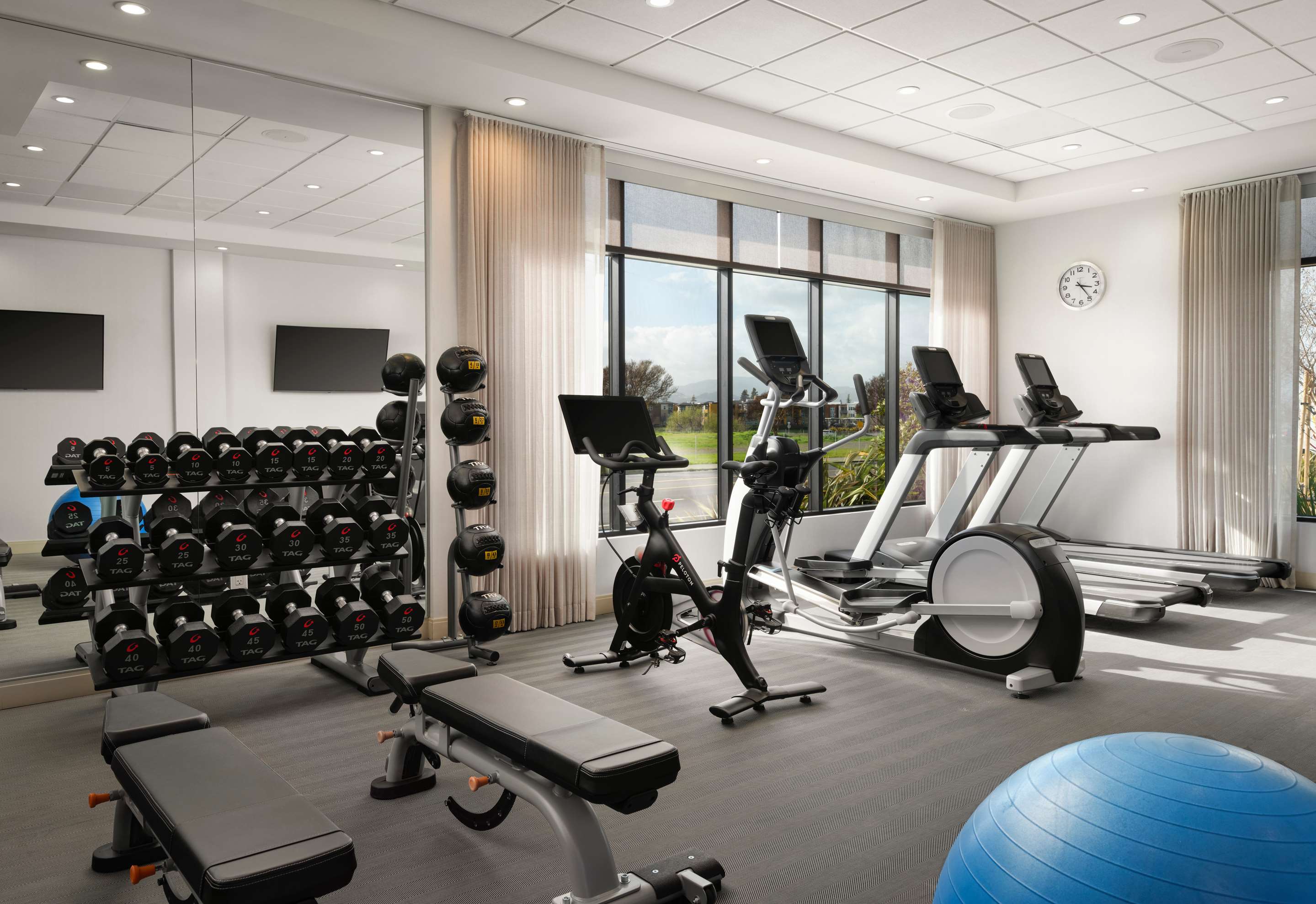 Health club fitness center gym | The Knoll Hotel Napa Valley, Tapestry Collection by Hilton