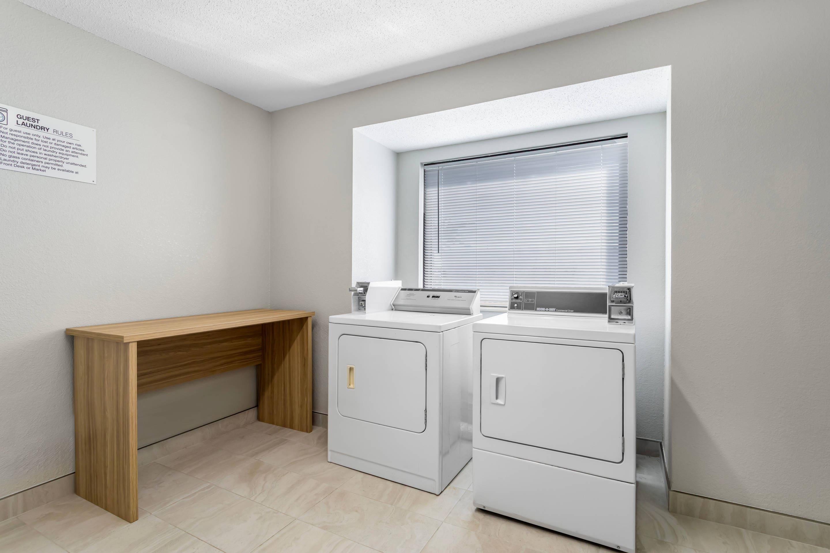 Guest laundry facilities